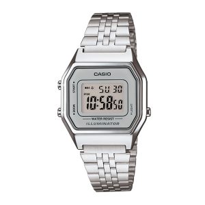 Reloj CASIO LA680WA-7D Resina Juvenil Plateado