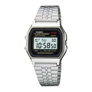 Reloj CASIO A159W-N1 Resina Unisex Plateado