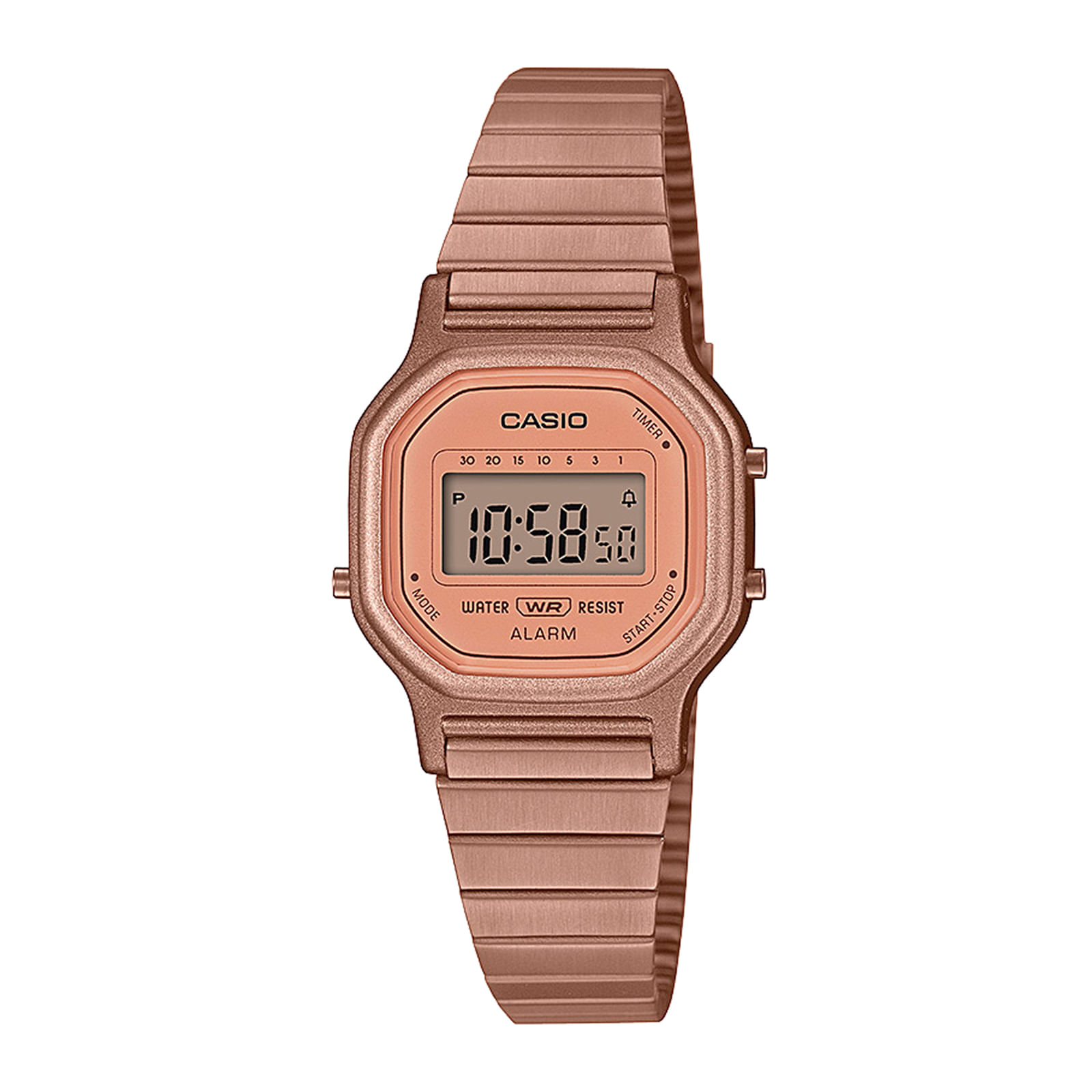 Reloj CASIO LA-11WR-5A Resina Juvenil Oro Rosa