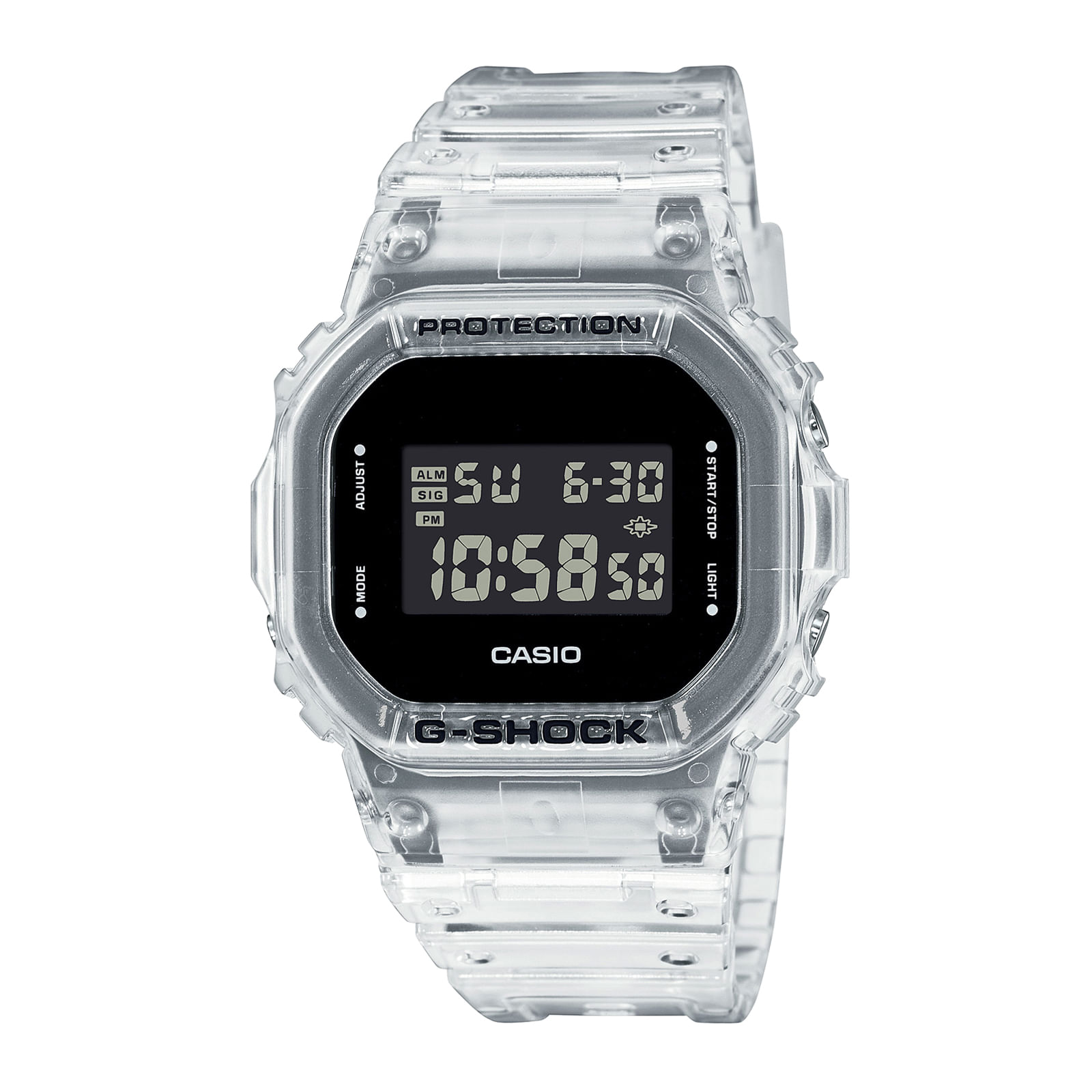 Reloj G-SHOCK DW-5600SKE-7D Resina Hombre Transparente - Btime