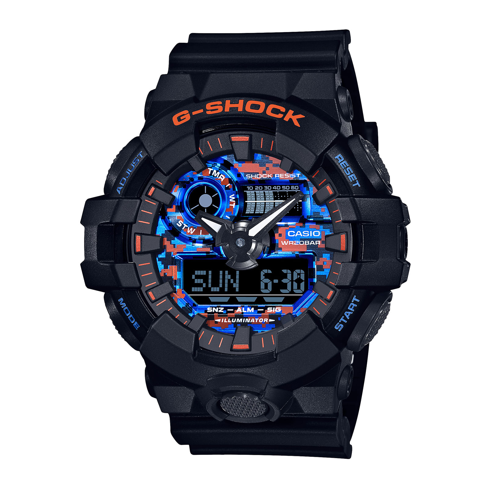Reloj G-SHOCK GA-700CT-1A Resina Hombre Negro