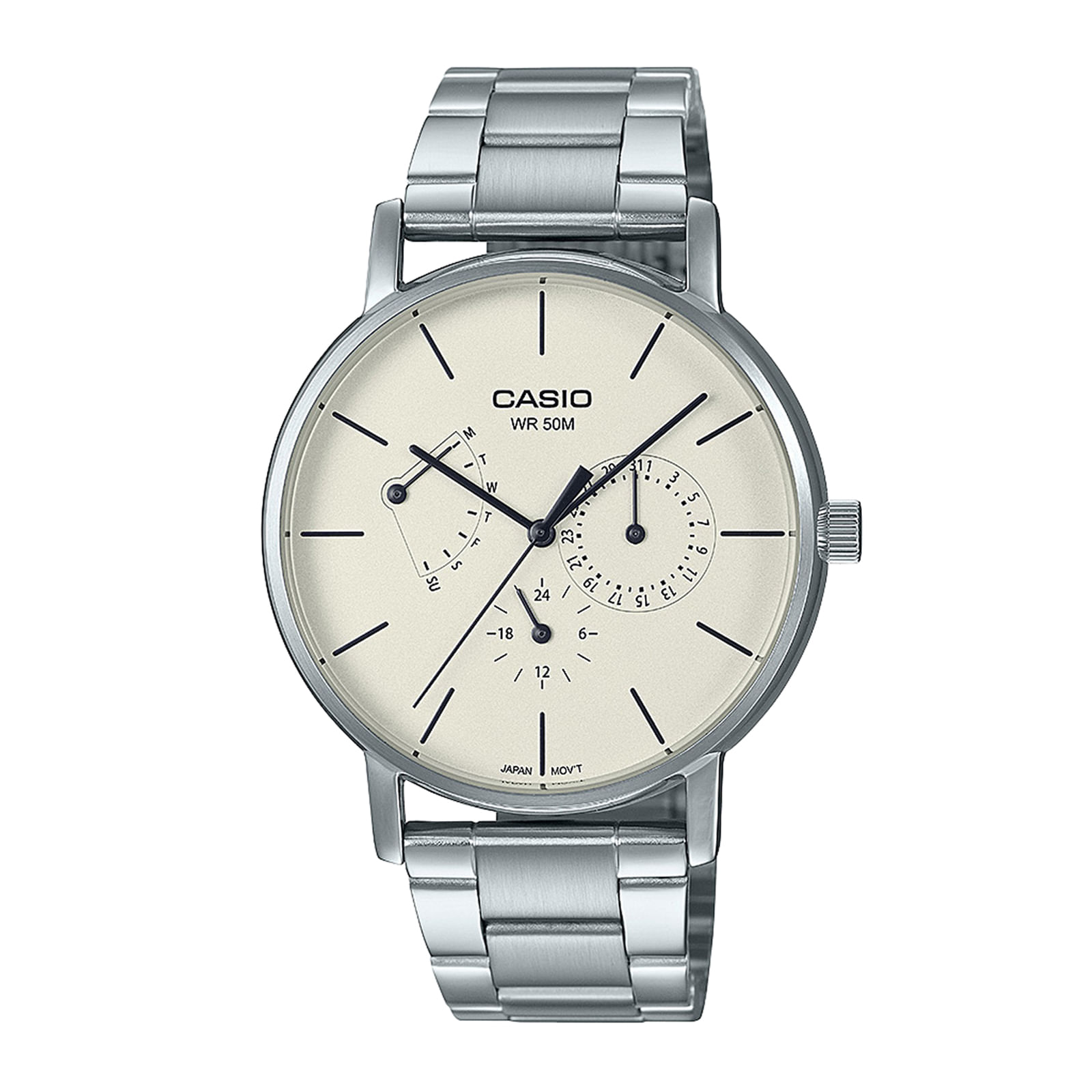 Reloj CASIO MTP-E320D-9E Acero Hombre Plateado