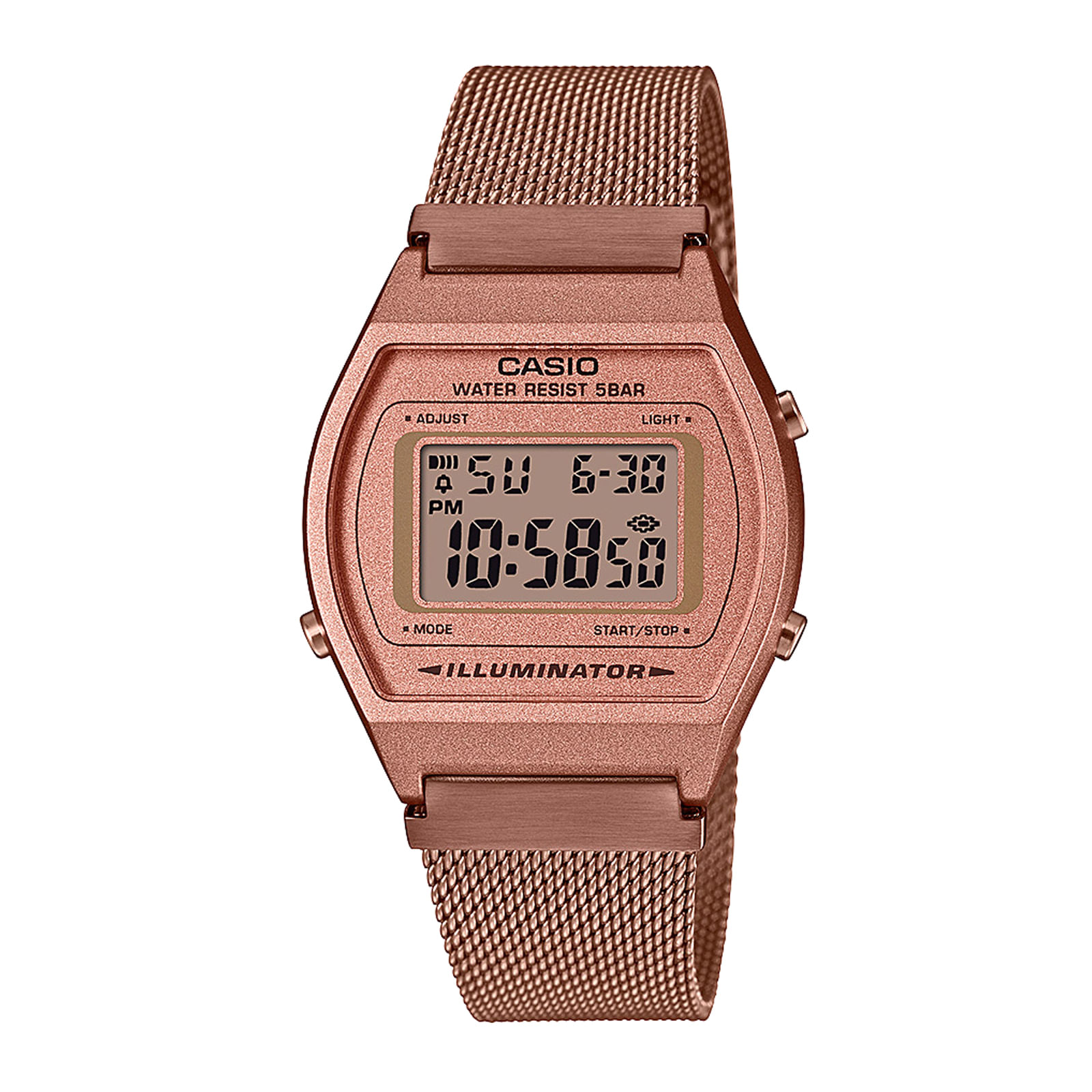 Reloj CASIO B640WMR-5A Resina Mujer Oro Rosa