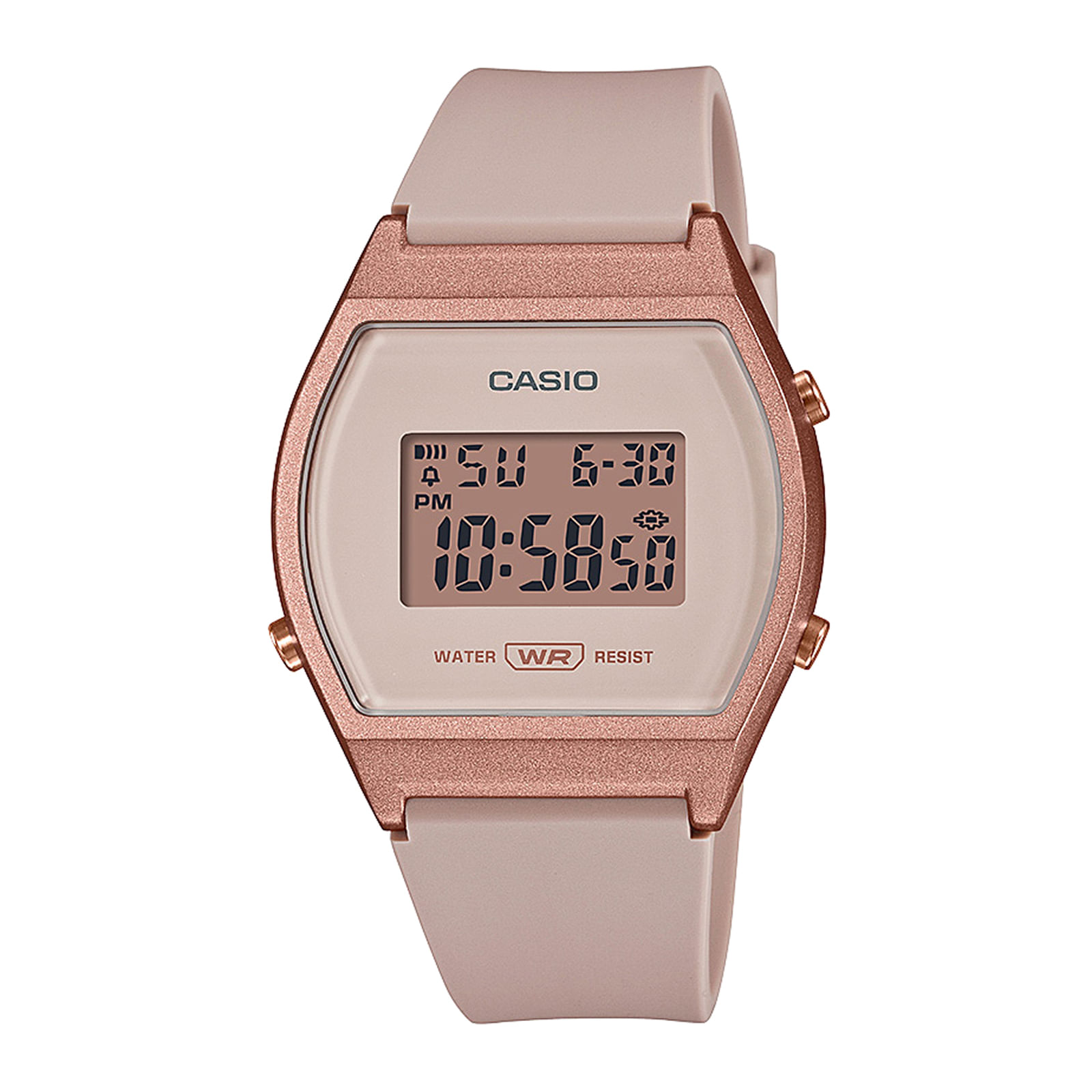 Reloj CASIO LW-204-4A Resina Mujer Oro Rosa - Btime