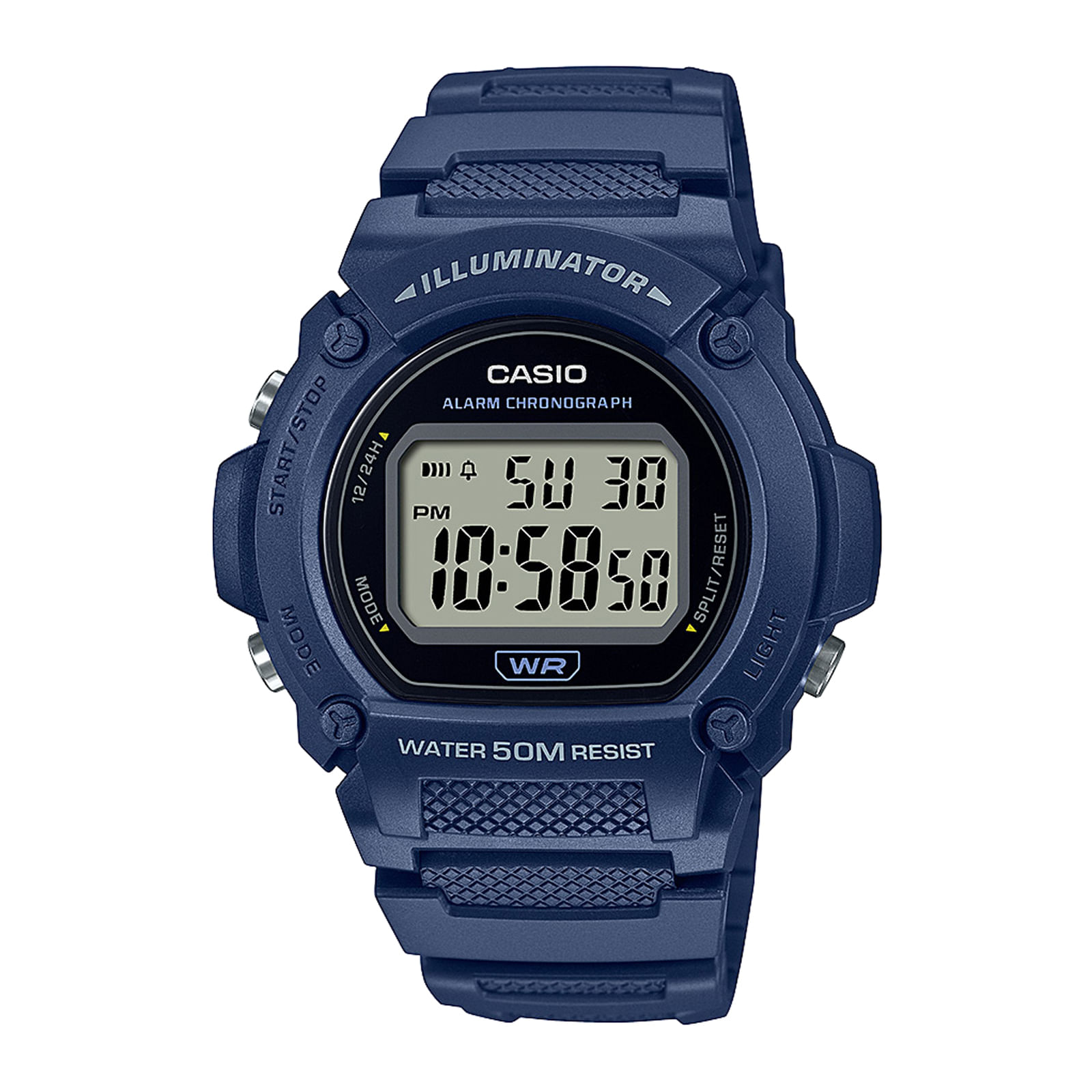 Reloj CASIO W-219H-2A Resina Hombre Azul