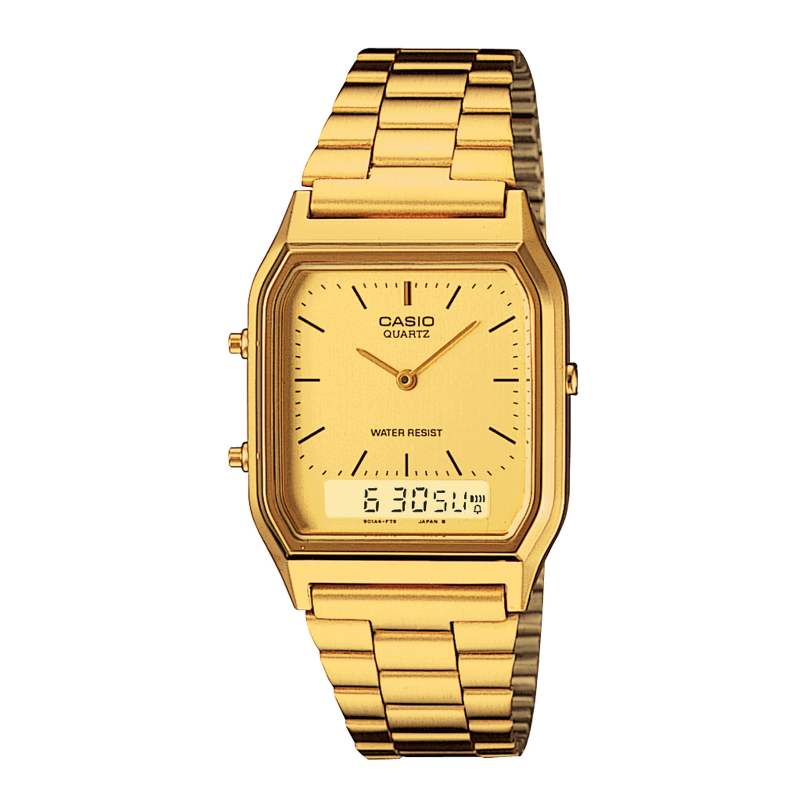 Reloj CASIO AQ-230GA-9D Resina Juvenil Dorado