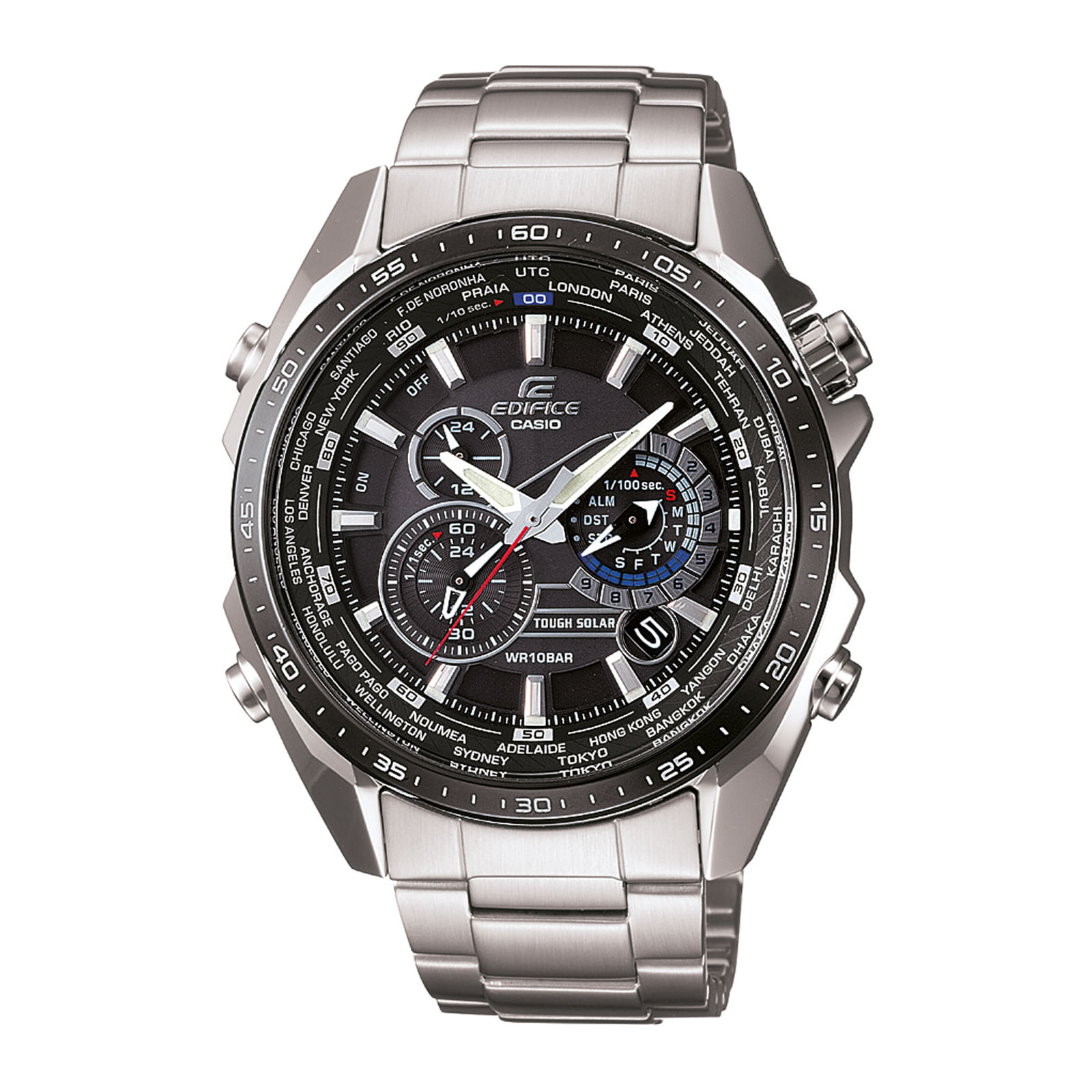 Reloj EDIFICE EQS-500DB-1A1 Acero Hombre Plateado