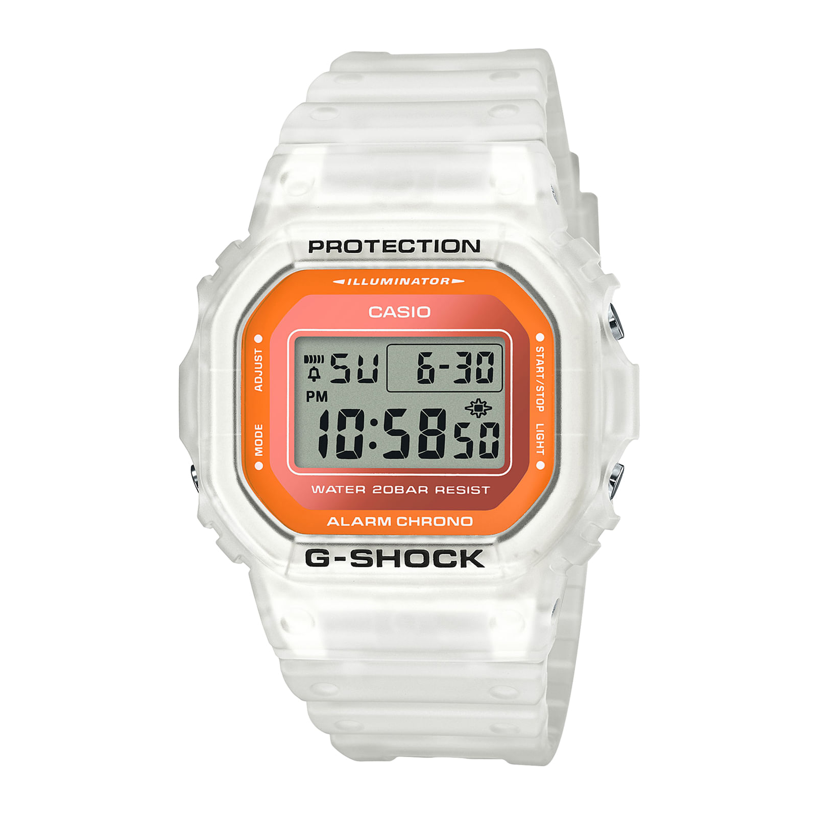 Reloj G-SHOCK DW-5600LS-7D Resina Hombre Blanco