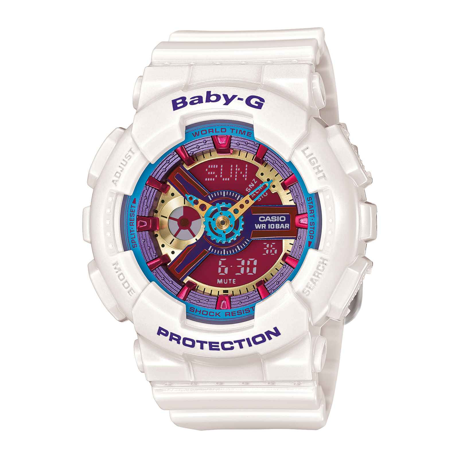 Reloj BABY-G BA-112-7A Resina Mujer Blanco