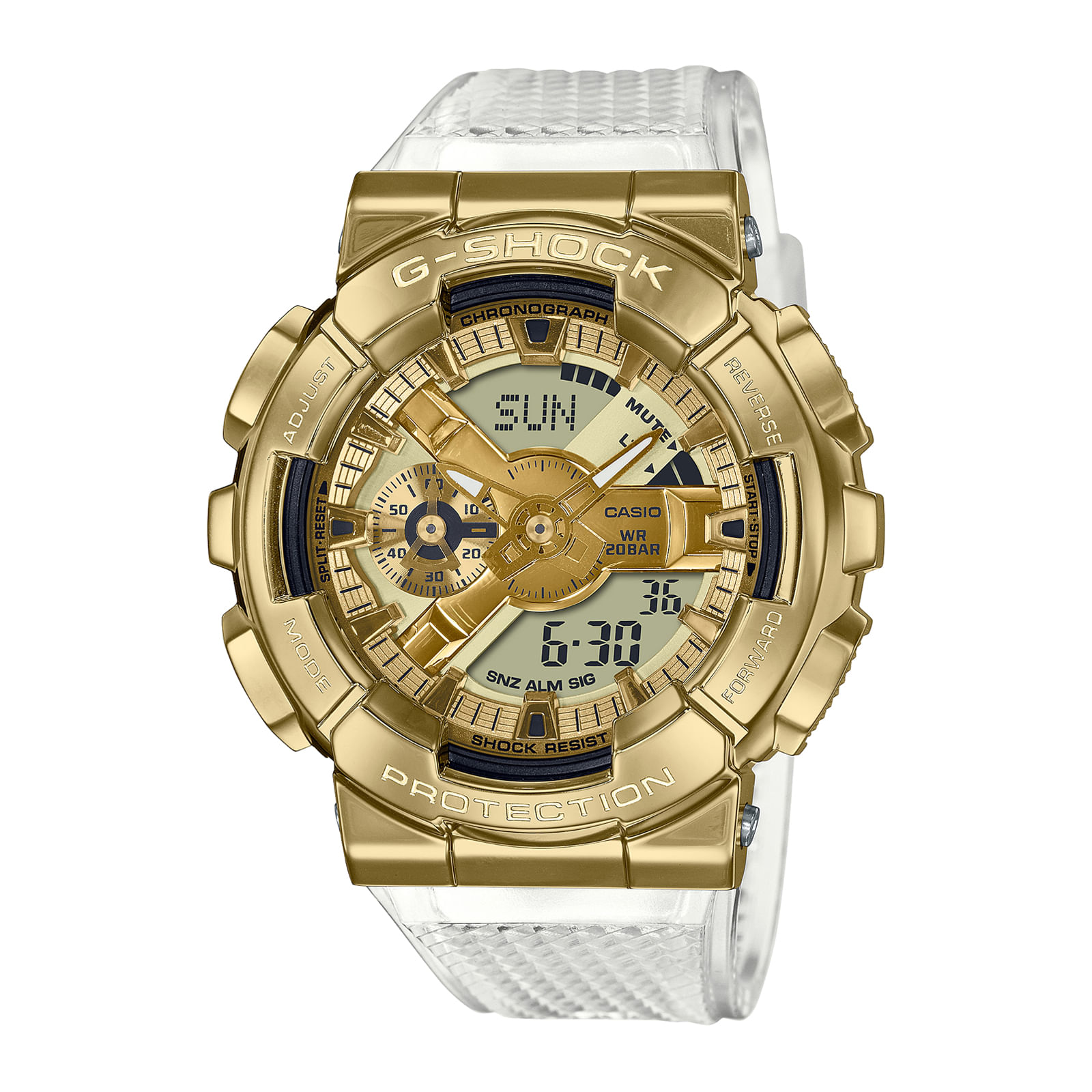 Reloj G-SHOCK GM-110-1ADR Resina/Acero Hombre Plateado - Btime