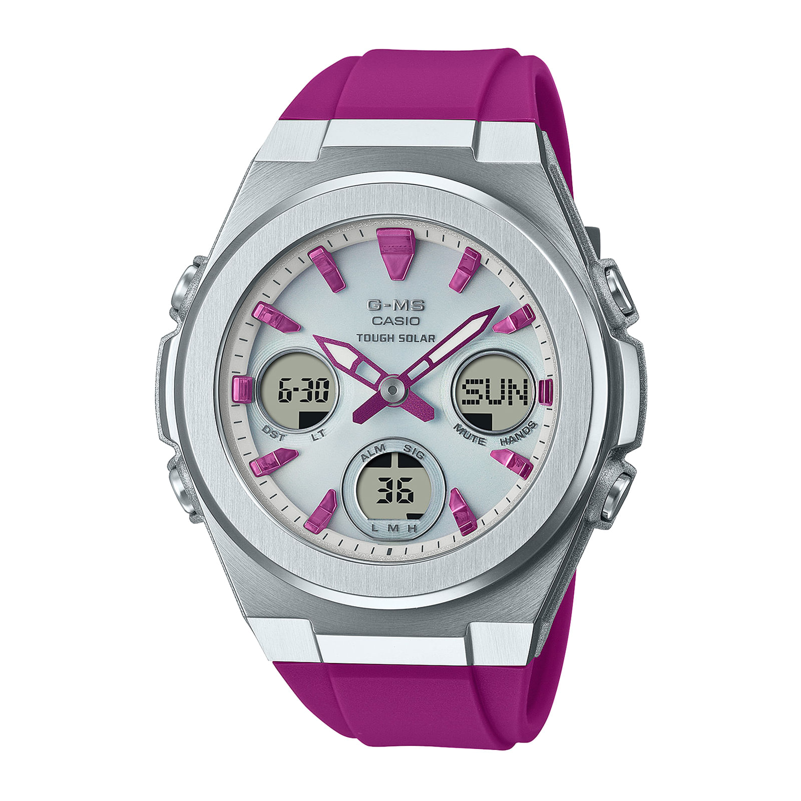 Reloj BABY-G MSG-S600-4A Resina/Acero Mujer Plateado