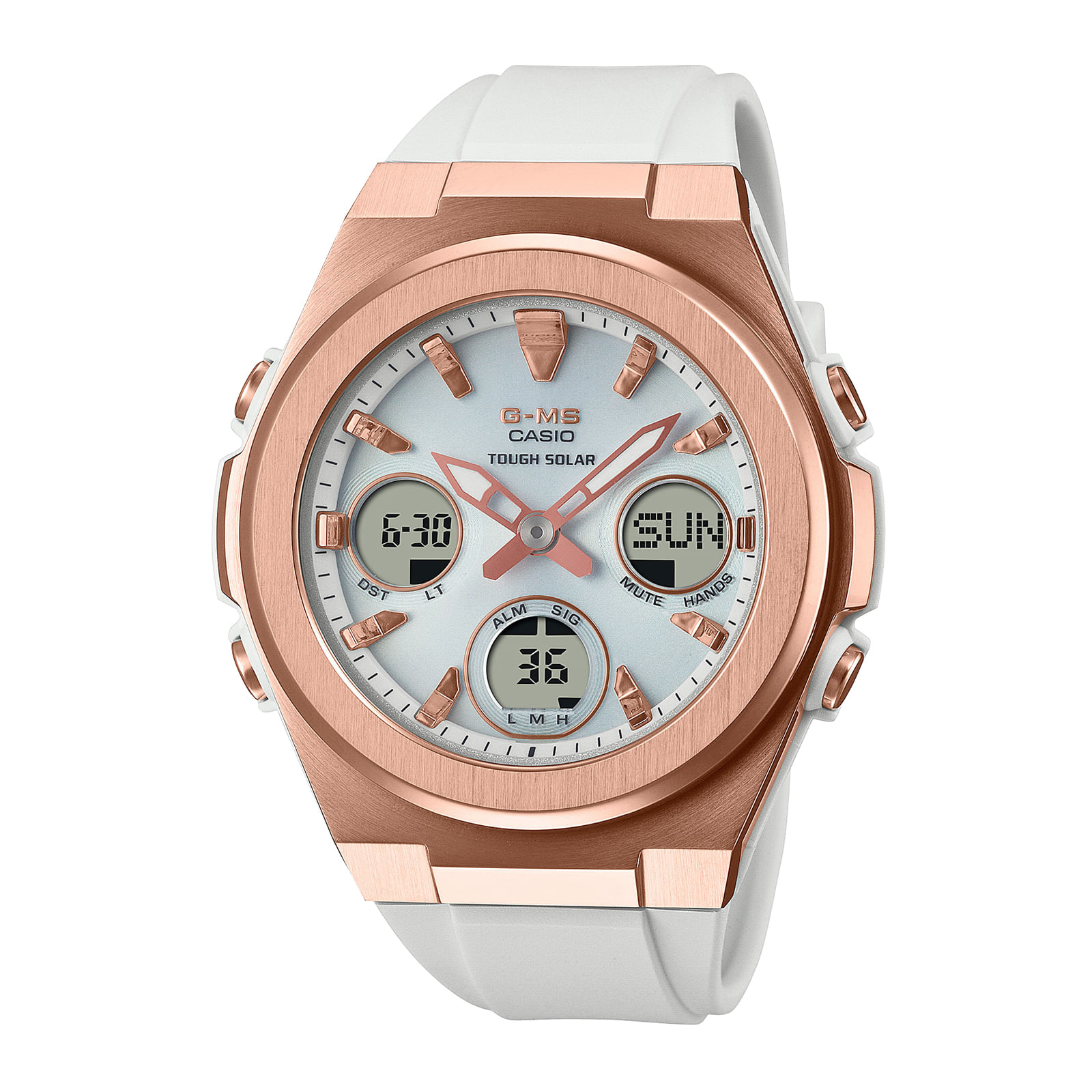 Reloj BABY-G MSG-S600G-7A Resina/Acero Mujer Oro Rosa