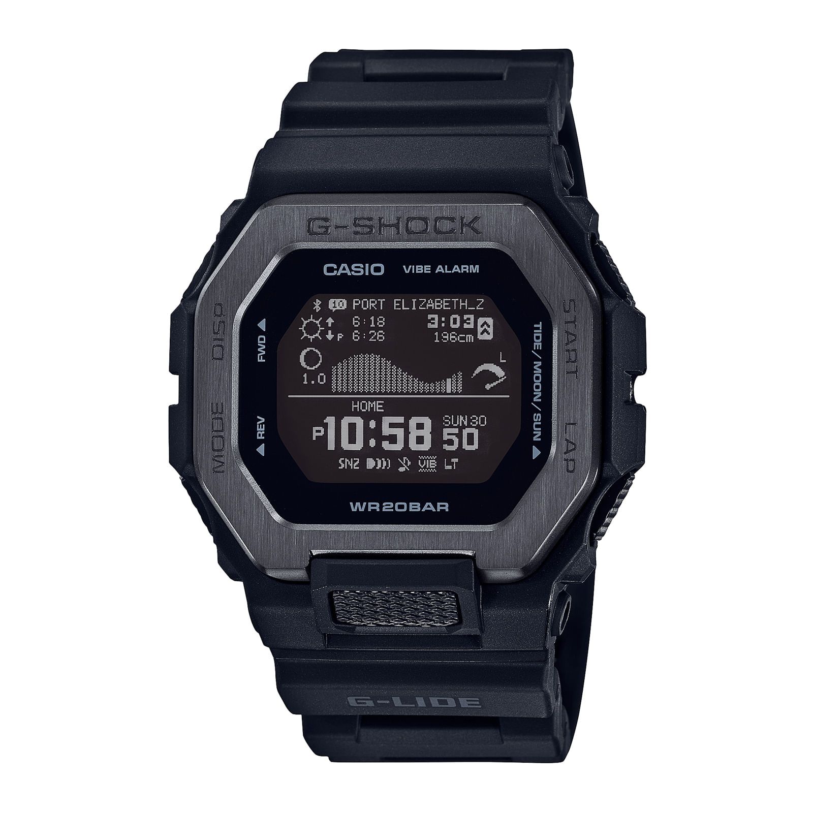 Reloj G-SHOCK GBX-100NS-1D Resina/Acero Hombre Negro