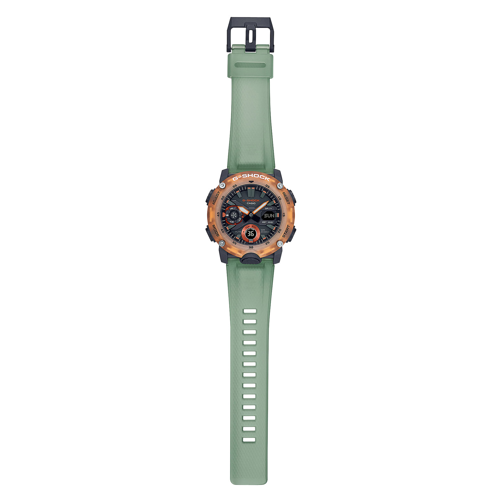 Reloj G-SHOCK GA-2000HC-3A Resina Hombre Naranja