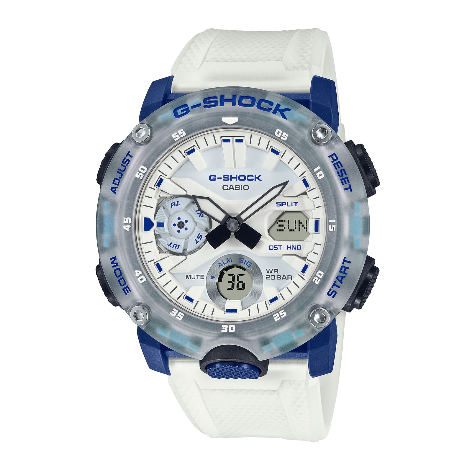 Reloj G-SHOCK GA-2000HC-7A Resina Hombre Azul