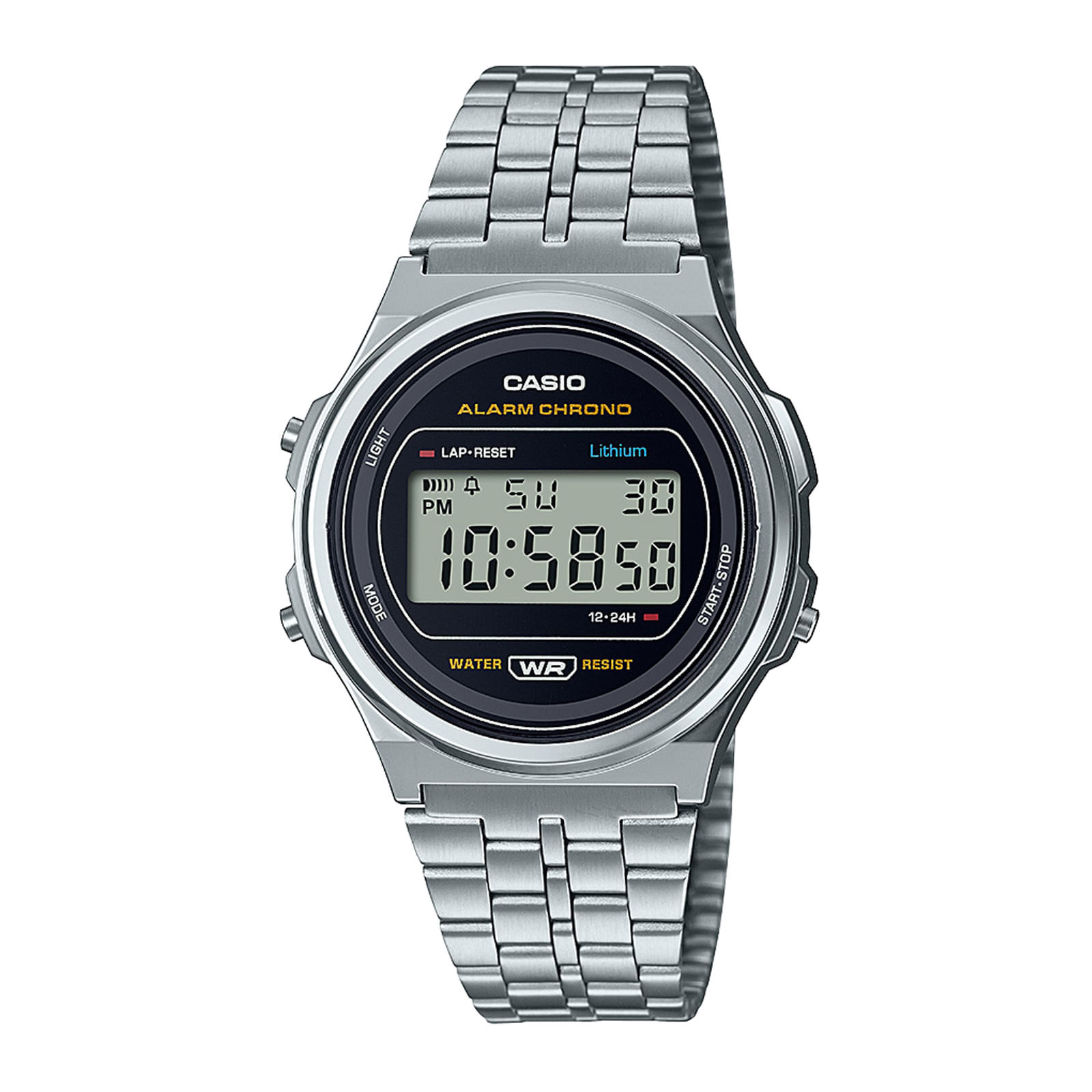 Reloj CASIO A171WE-1A Acero Unisex Plateado