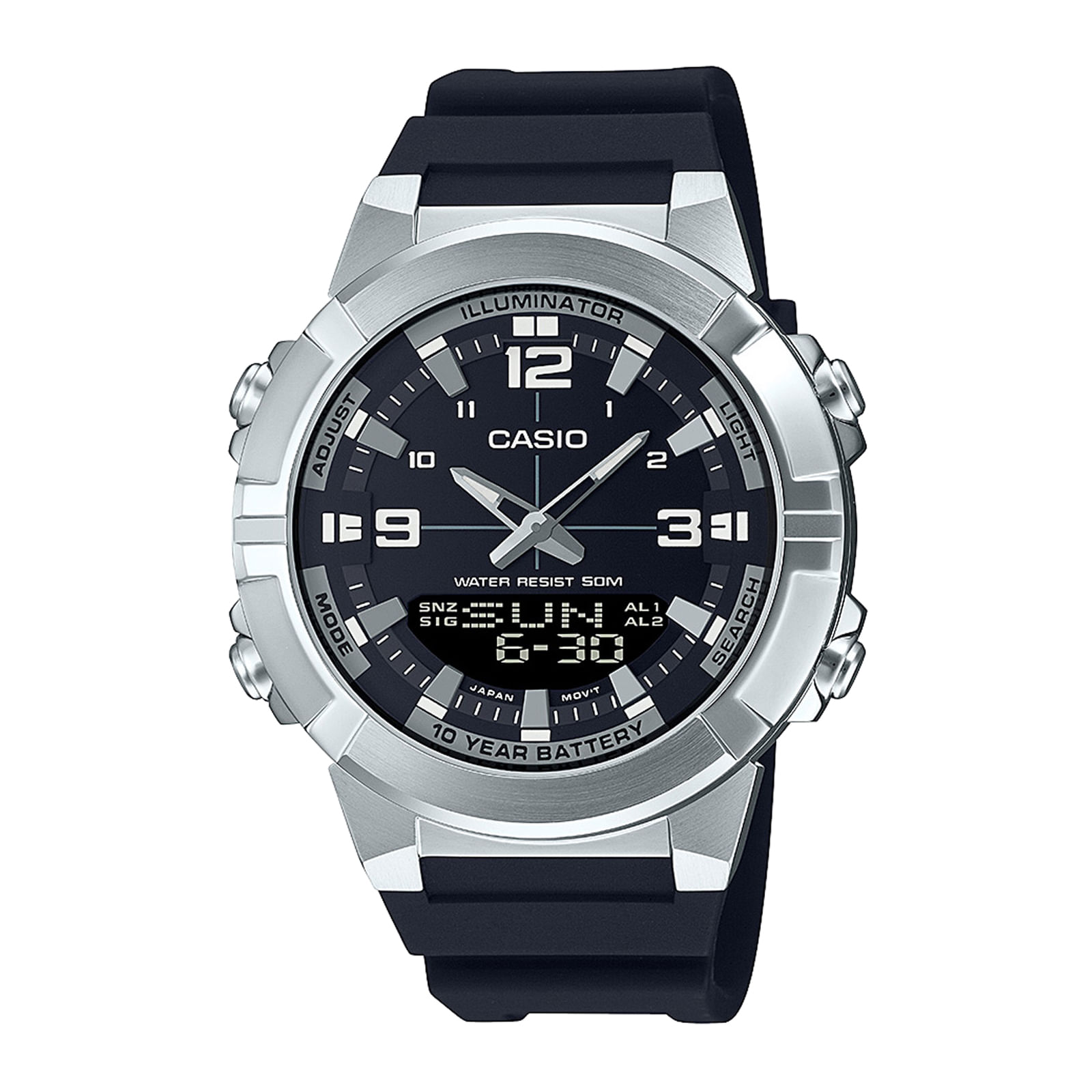 Reloj CASIO AMW-870-1A Acero Hombre Plateado