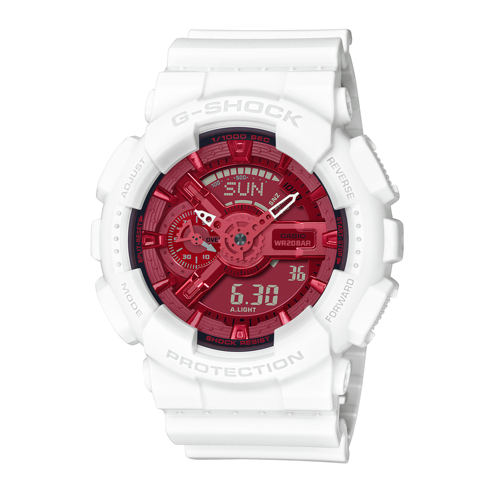 Reloj G-SHOCK GA-110DBR-7A Resina Hombre Blanco