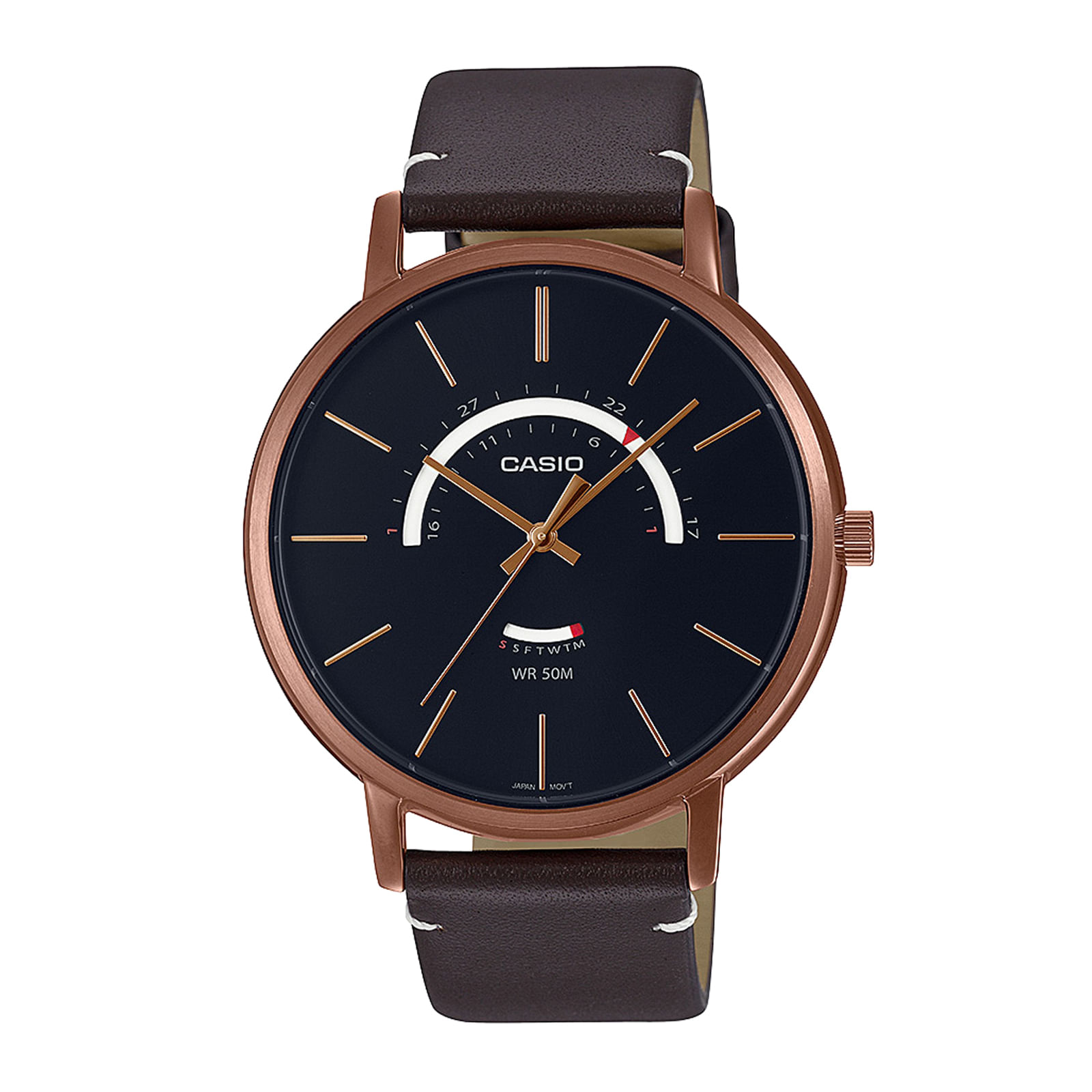 Reloj CASIO MTP-B105RL-1A Acero Hombre Oro Rosa