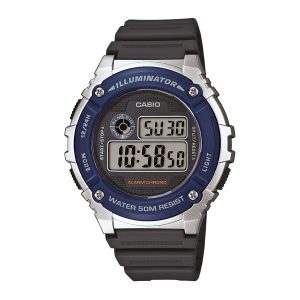 Reloj CASIO W-216H-2A Resina Hombre Plateado