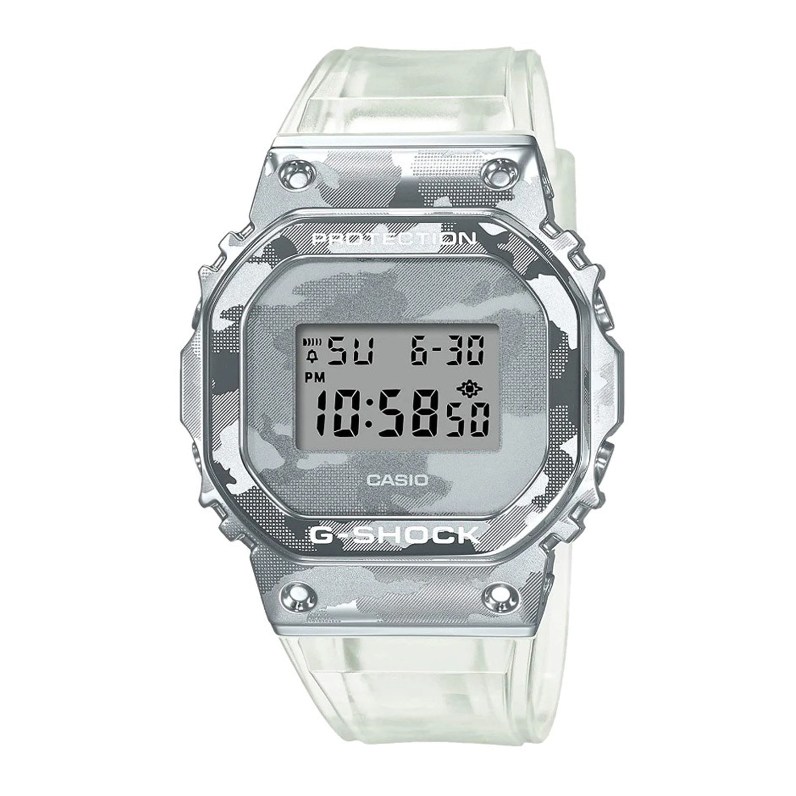 Reloj G-SHOCK GM-5600SCM-1D Resina/Acero Hombre Plateado