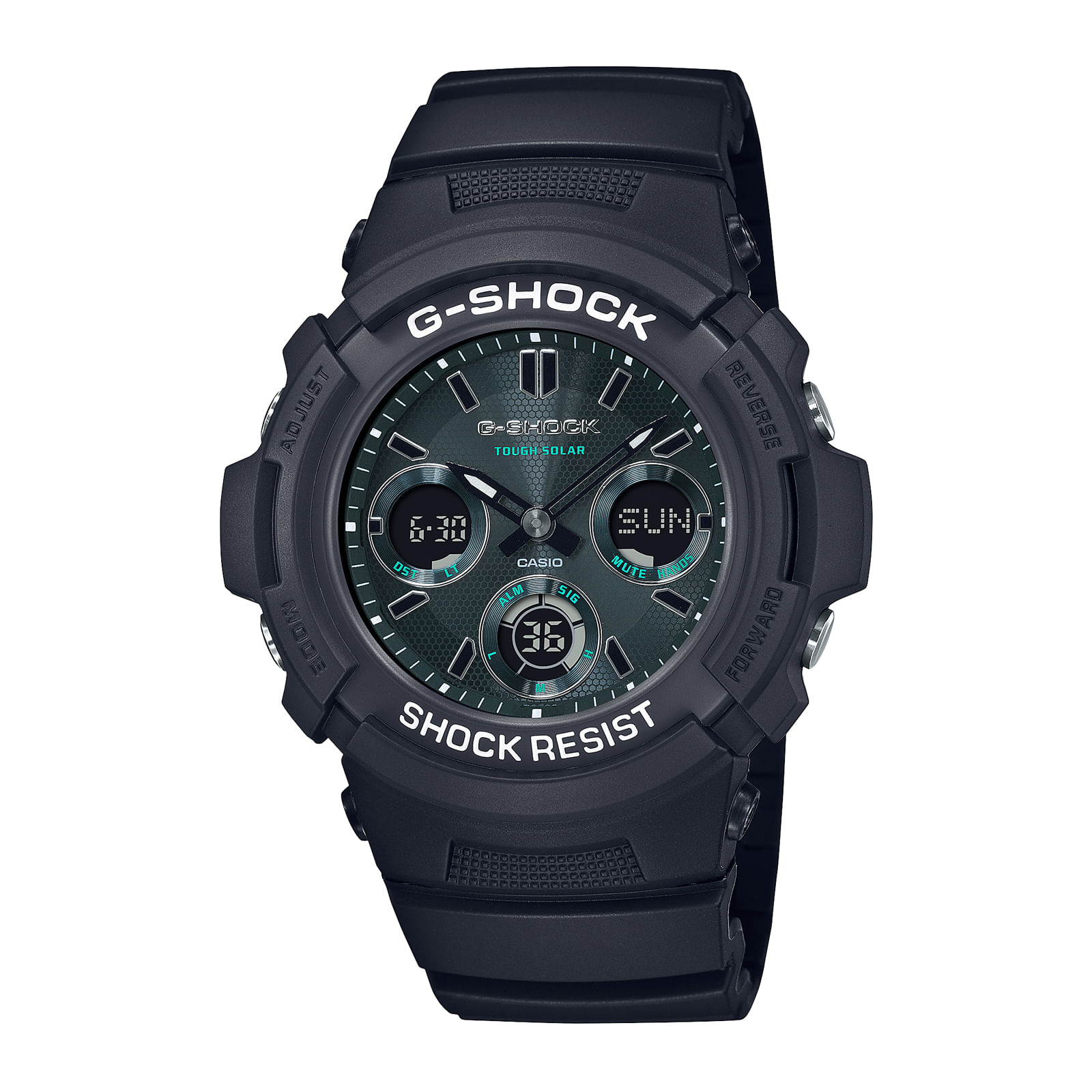 Reloj G-SHOCK AWR-M100SMG-1A Resina/Aluminio Hombre Negro
