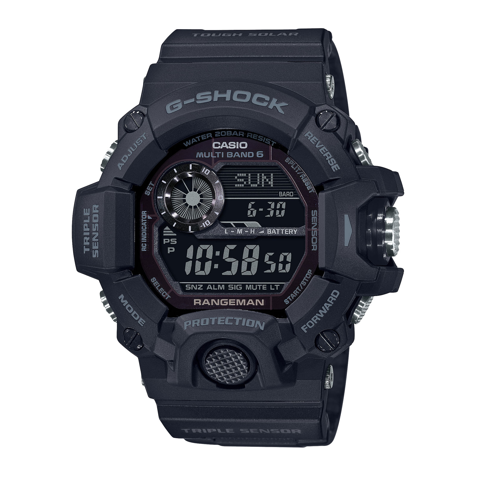 Reloj G-SHOCK GW-9400-1B Resina Hombre Negro