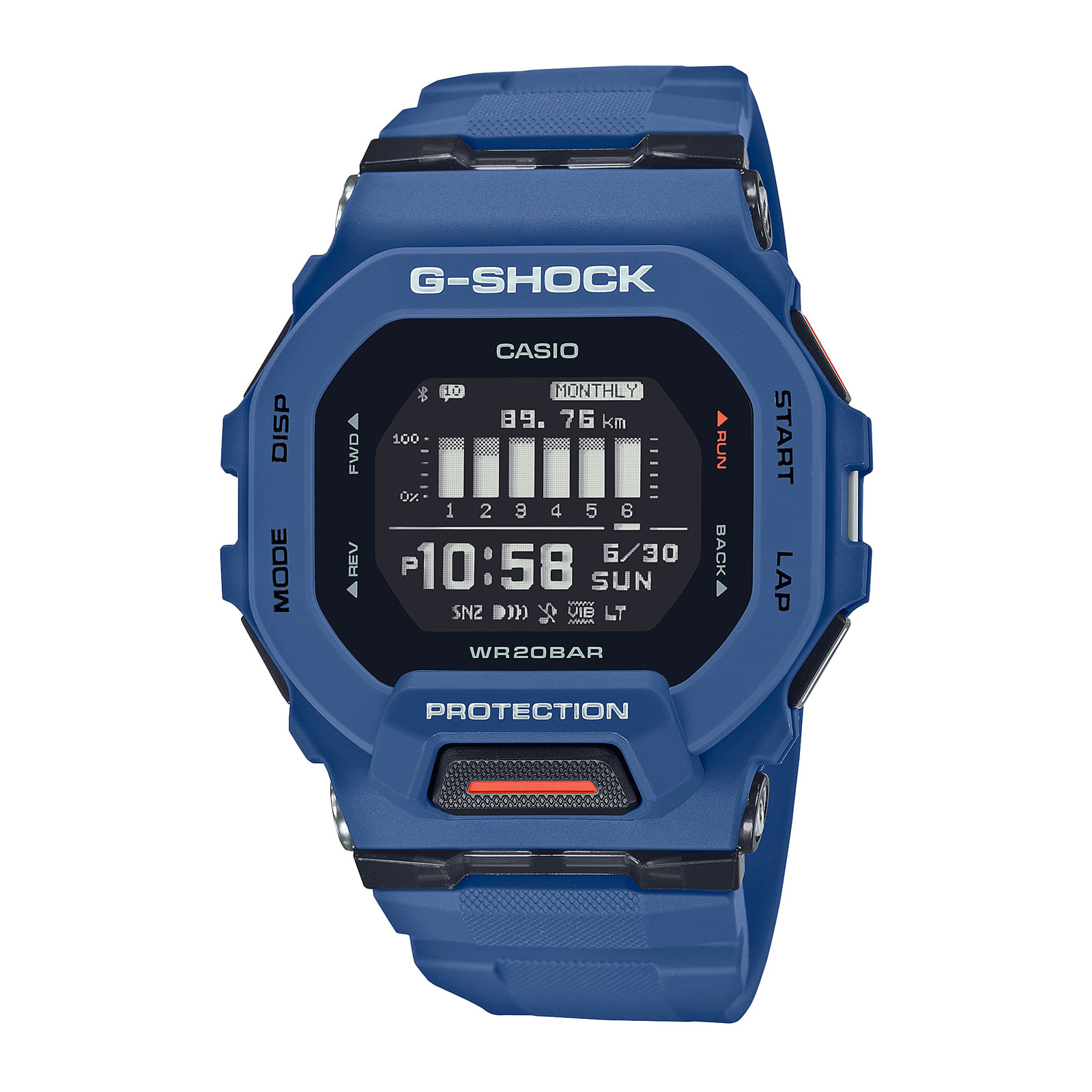 Reloj G-SHOCK GBX-100-2D Resina/Acero Hombre Turquesa - Btime