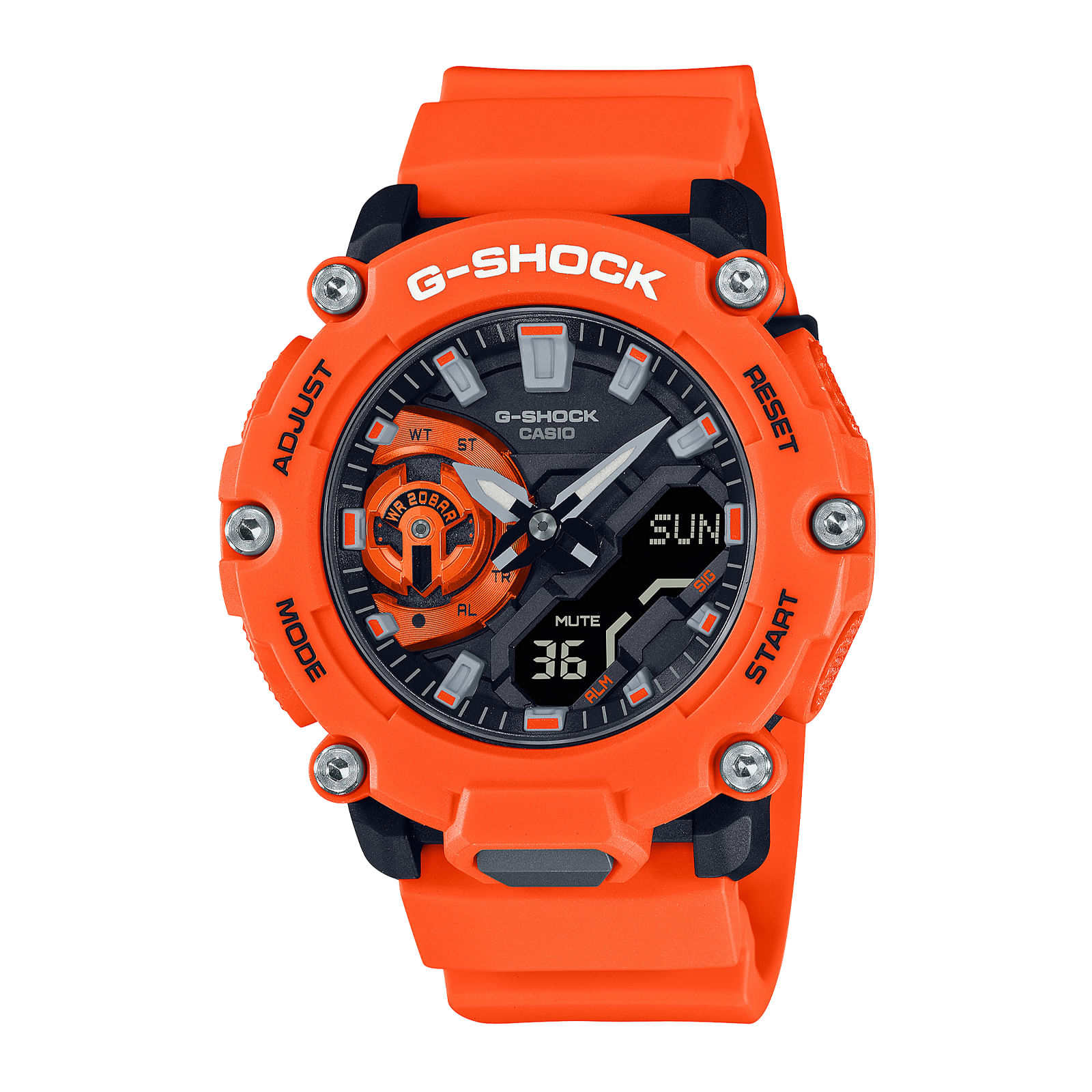 Reloj G-SHOCK GA-2200M-4A Resina Hombre Naranja