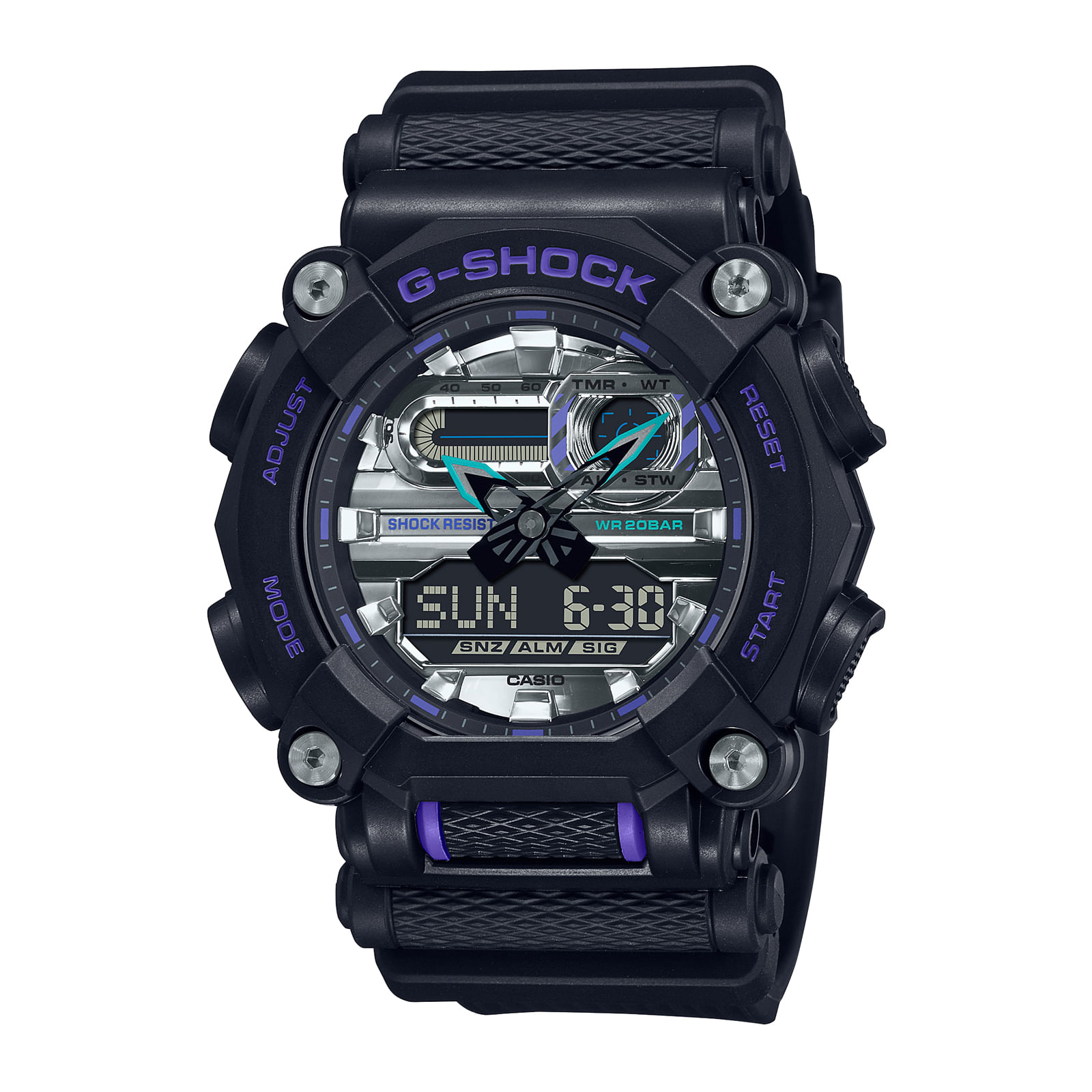 Reloj G-SHOCK GA-900AS-1A Resina Hombre Negro
