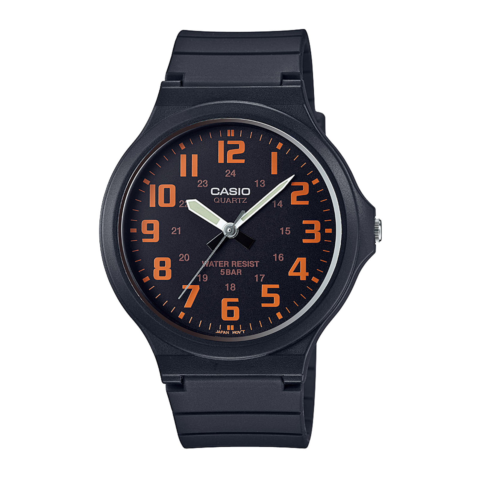 Reloj CASIO MW-240-4B Resina Juvenil Negro