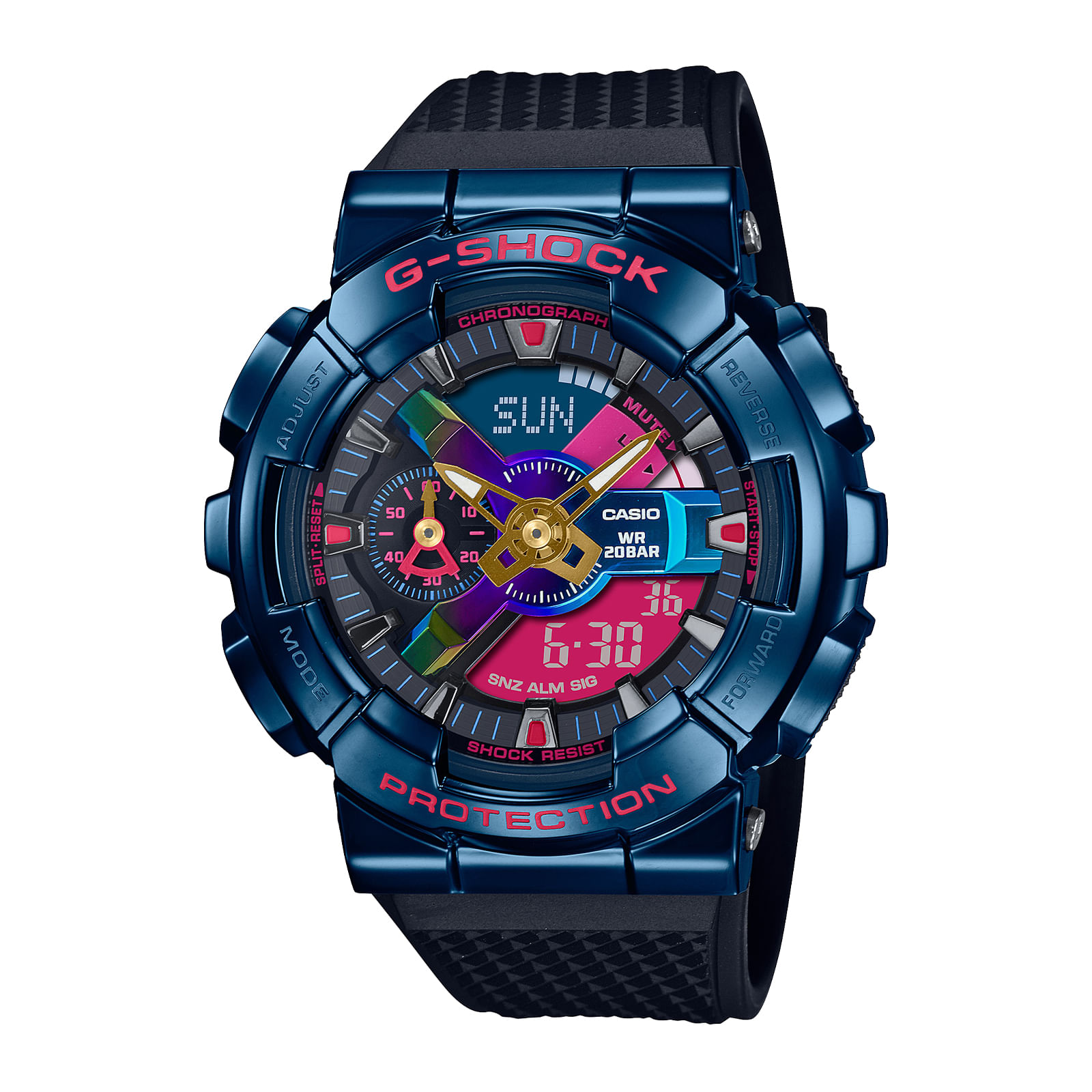 Reloj G-SHOCK GM-110SN-2A Resina/Acero Hombre Azul