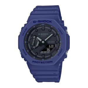 Reloj G-SHOCK GA-2100-2A Carbono/Resina Hombre Azul - Btime