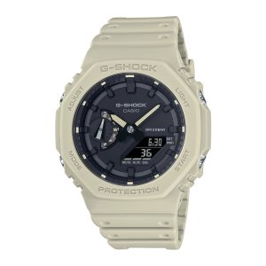 Reloj G-SHOCK GA-2100-5A Carbono/Resina Hombre Beige