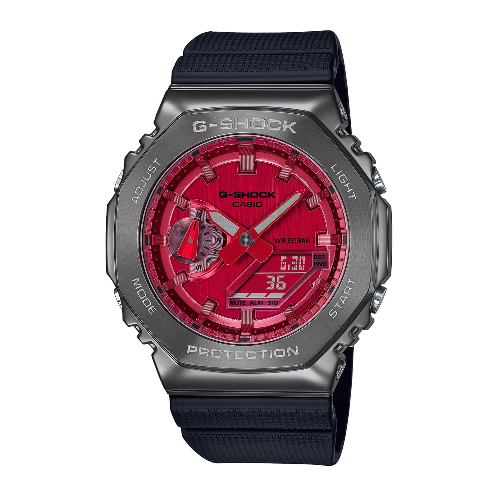 Reloj G-SHOCK GM-2100B-4A Resina/Acero Hombre Gris