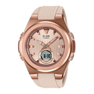 Reloj BABY-G MSG-C150G-4A Resina/Acero Mujer Oro Rosa