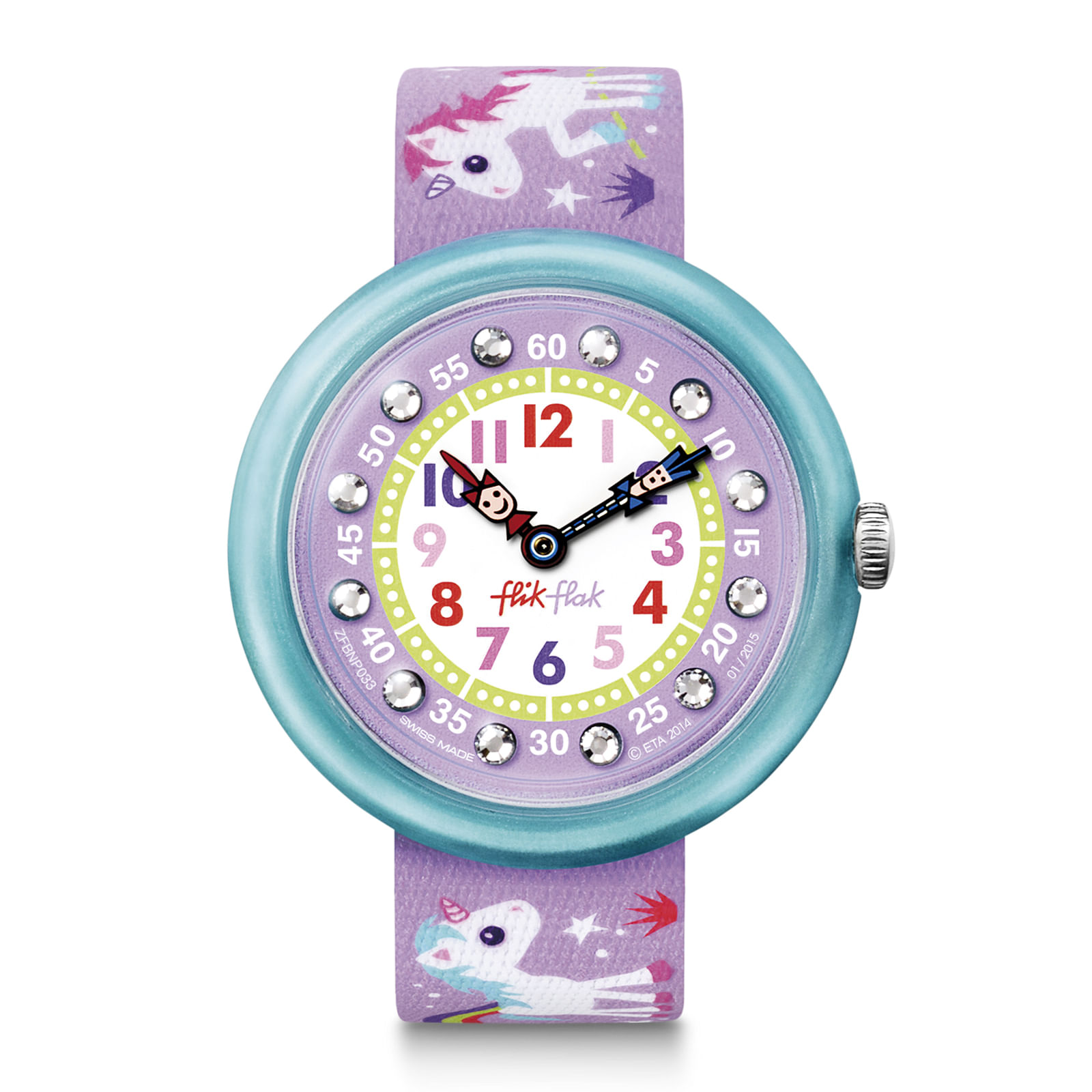 Reloj FLIK FLAK MAGICAL UNICORNS ZFBNP033 Niños Azul