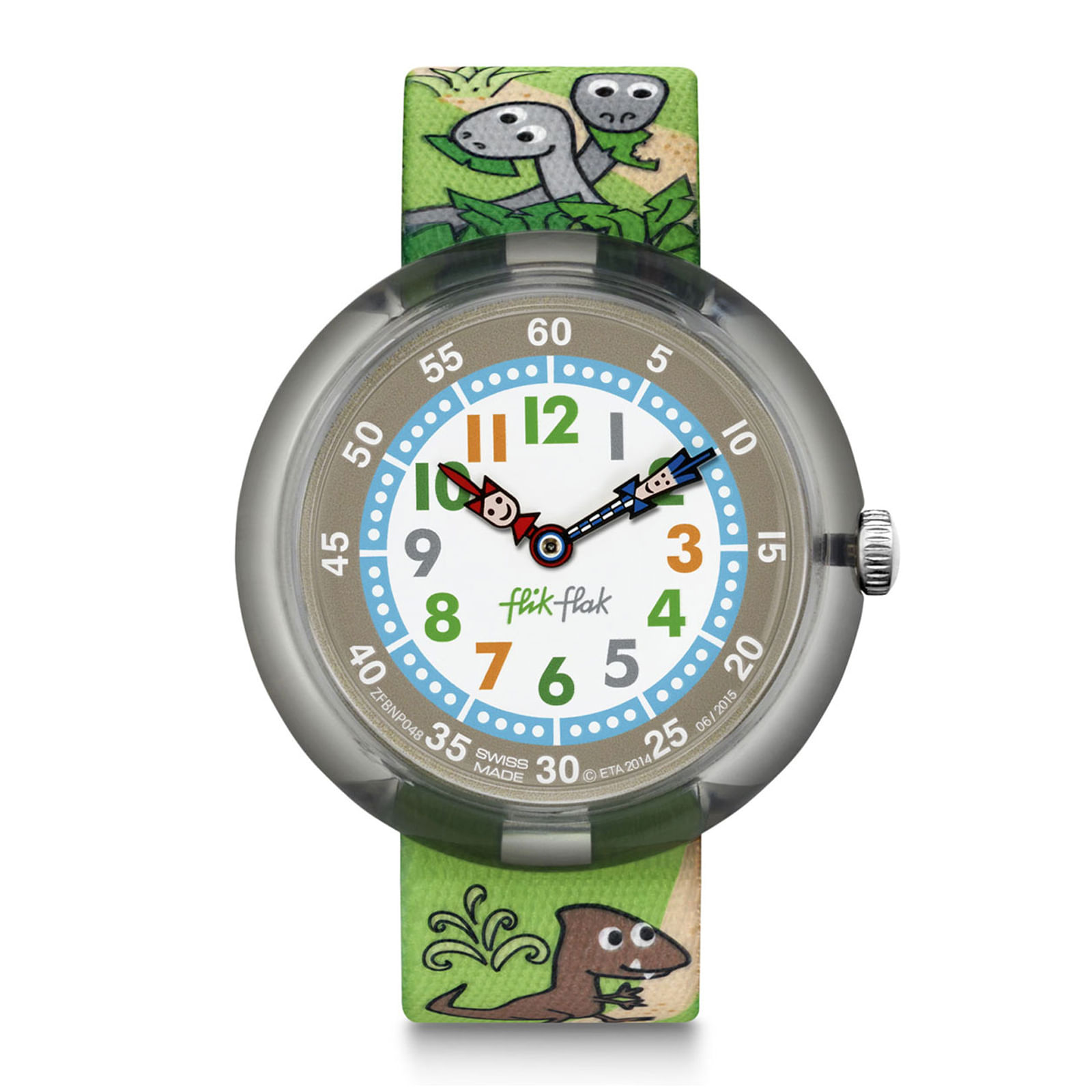 Reloj FLIK FLAK SAURUSES RETURN ZFBNP048 Niños Gris