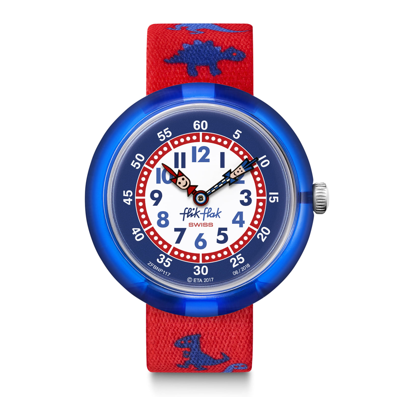 Reloj FLIK FLAK DINOSAURITOS ZFBNP117 Niños Azul