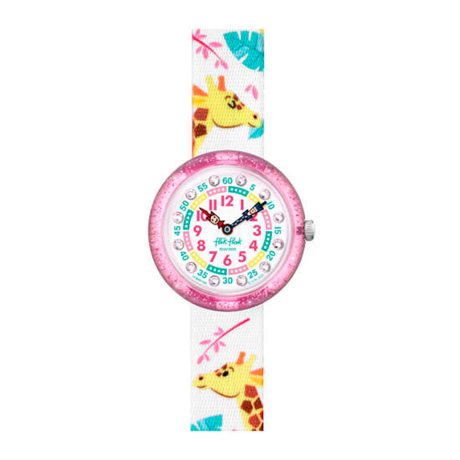 Reloj FLIK FLAK GIRAFFIC PARK ZFBNP169 Niños Rosado