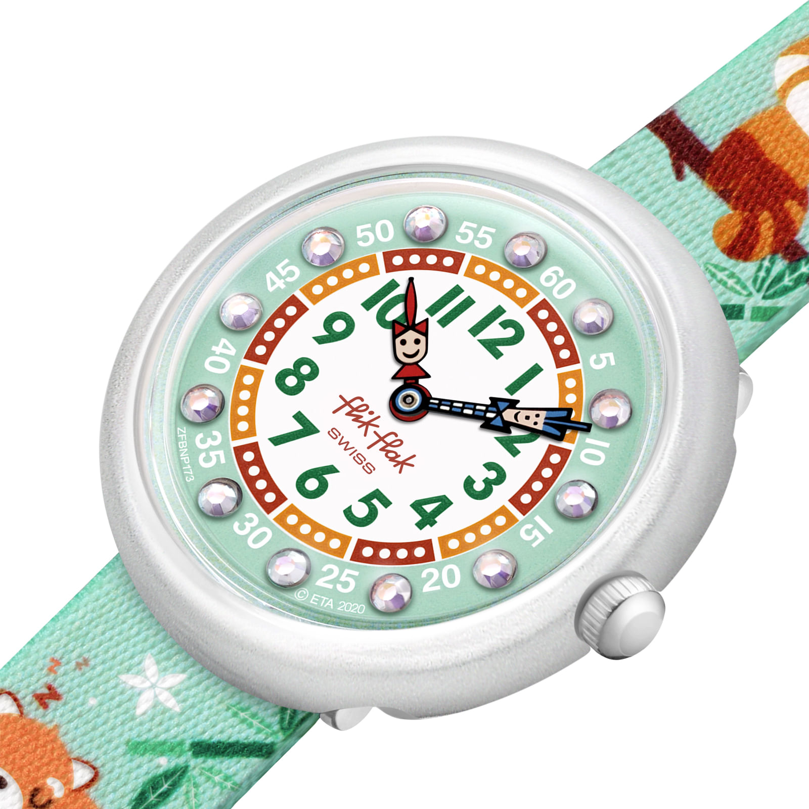 Reloj FLIK FLAK PANDAMAZING ZFBNP173 Niños Blanco