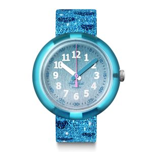 Reloj FLIK FLAK TURQUOISE SPARKLE ZFPNP064 Niños Azul