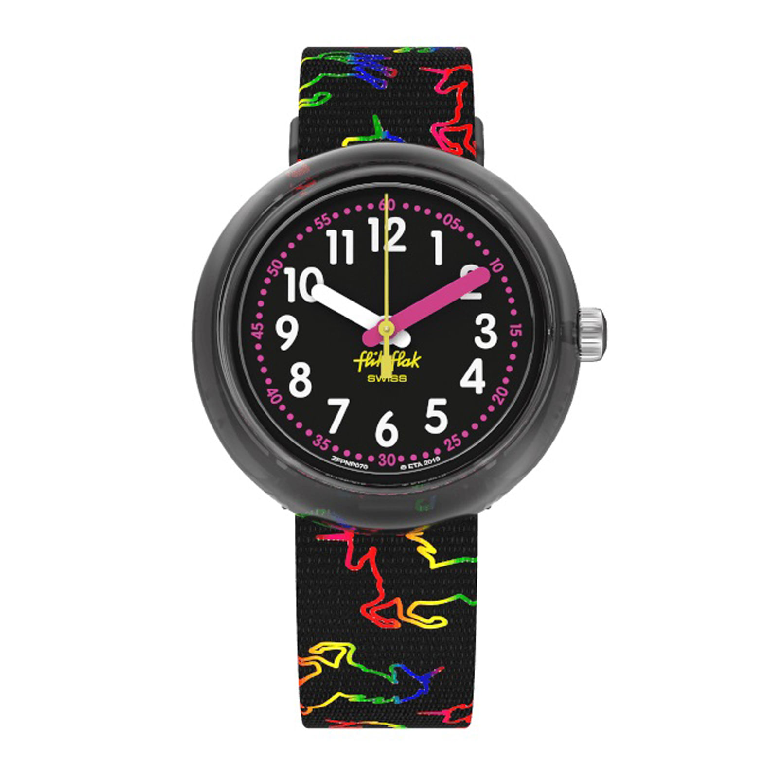 Reloj FLIK FLAK DISCO UNICORN ZFPNP070 Niños Negro