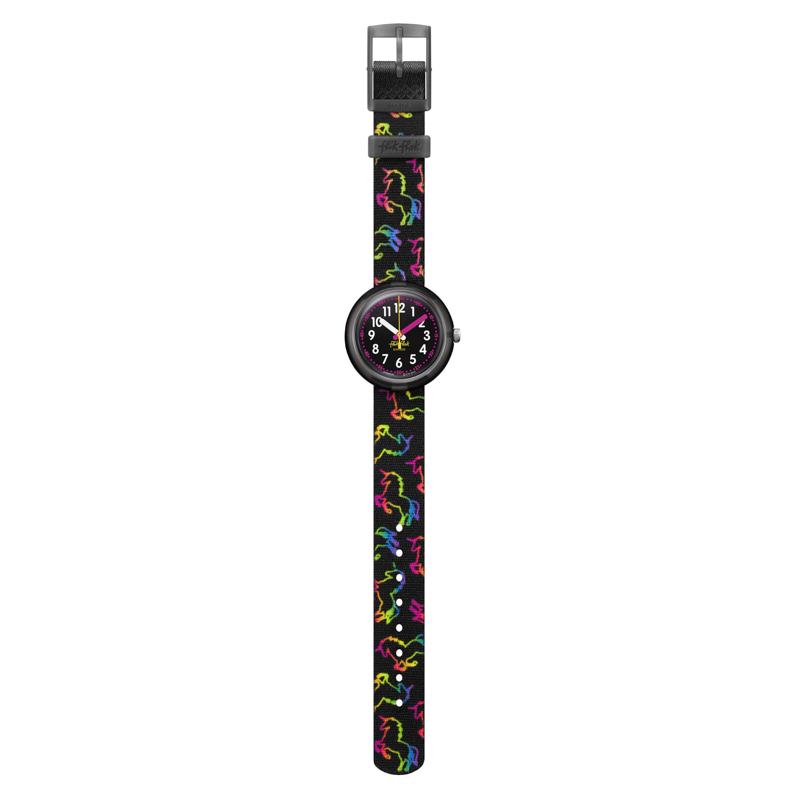 Reloj FLIK FLAK DISCO UNICORN ZFPNP070 Niños Negro