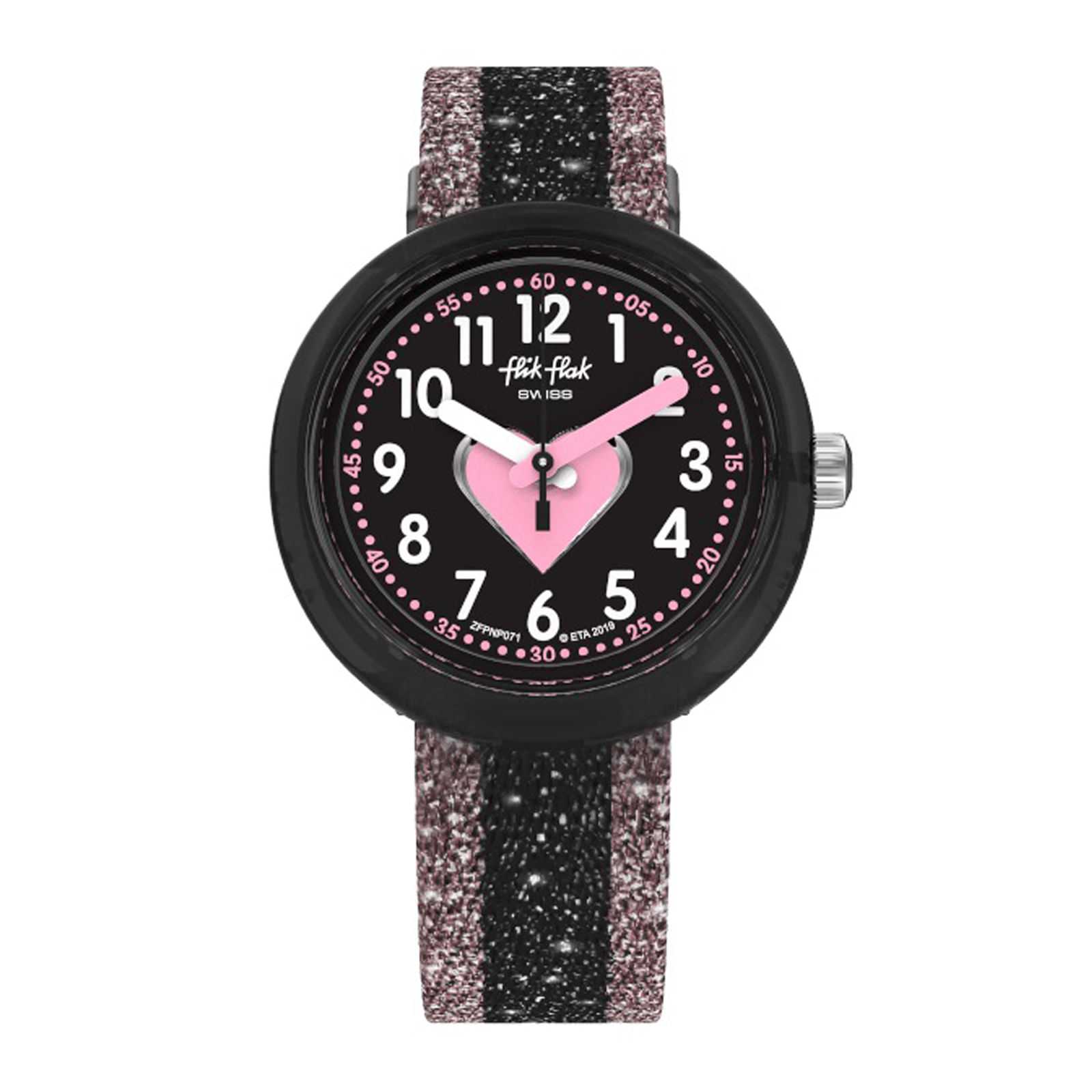 Reloj FLIK FLAK CUORICINO ZFPNP071 Niños Negro