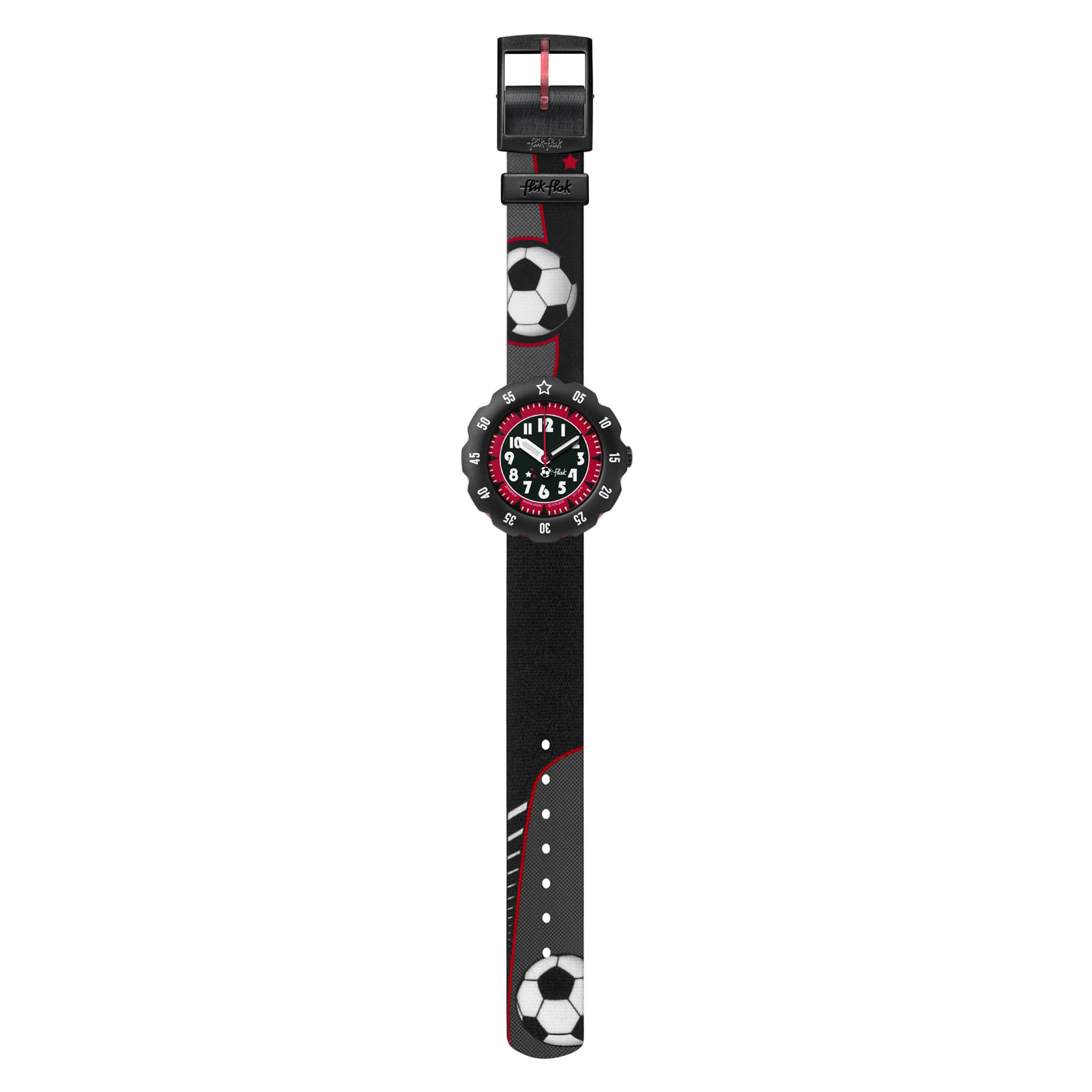 Reloj FLIK FLAK SOCCER STAR ZFPSP010 Niños Rojo