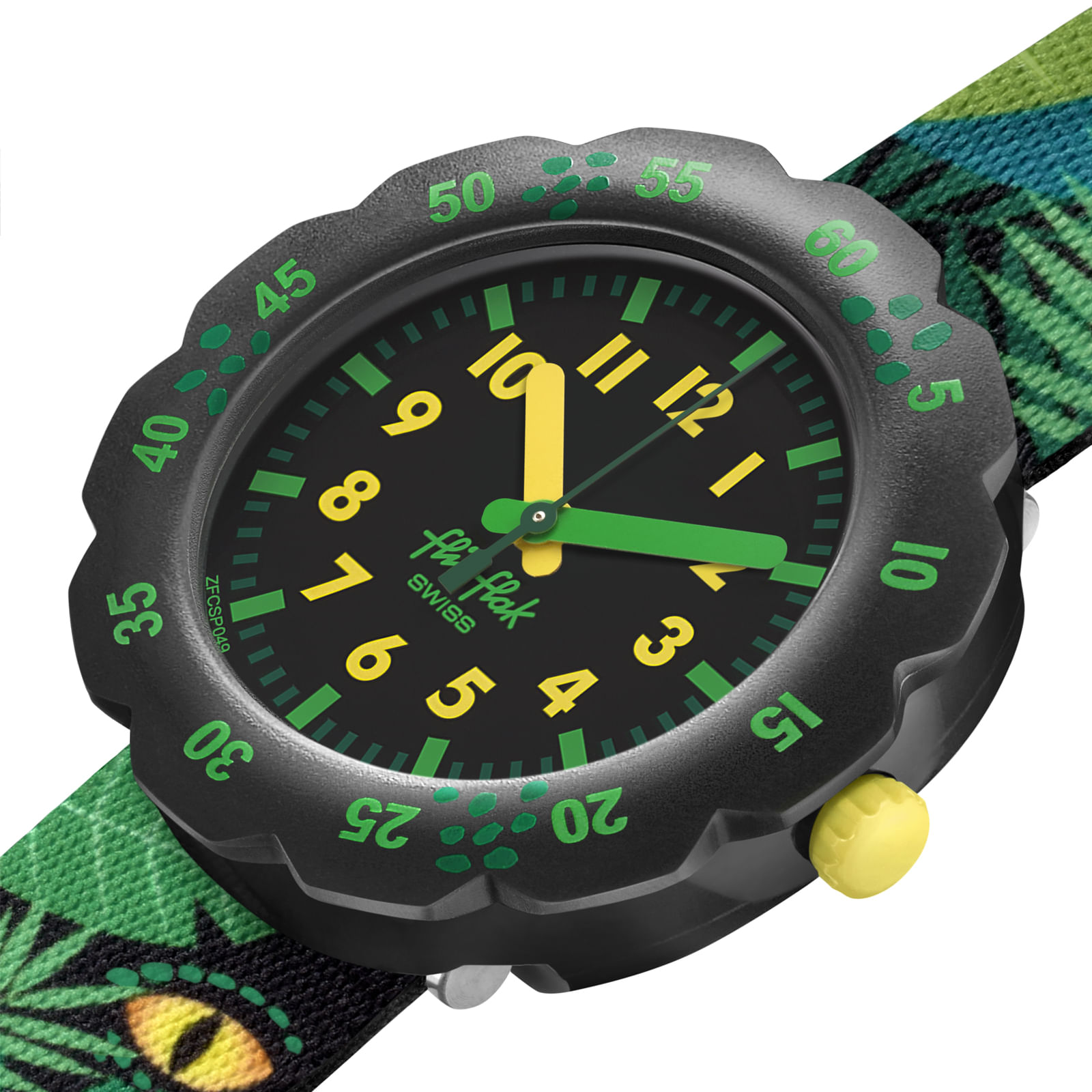 Reloj FLIK FLAK EYE SEE U ZFPSP049 Niños Negro