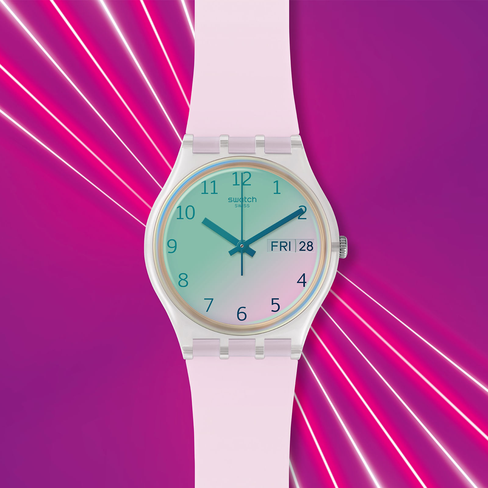 Reloj SWATCH ULTRAROSE GE714 Transparente