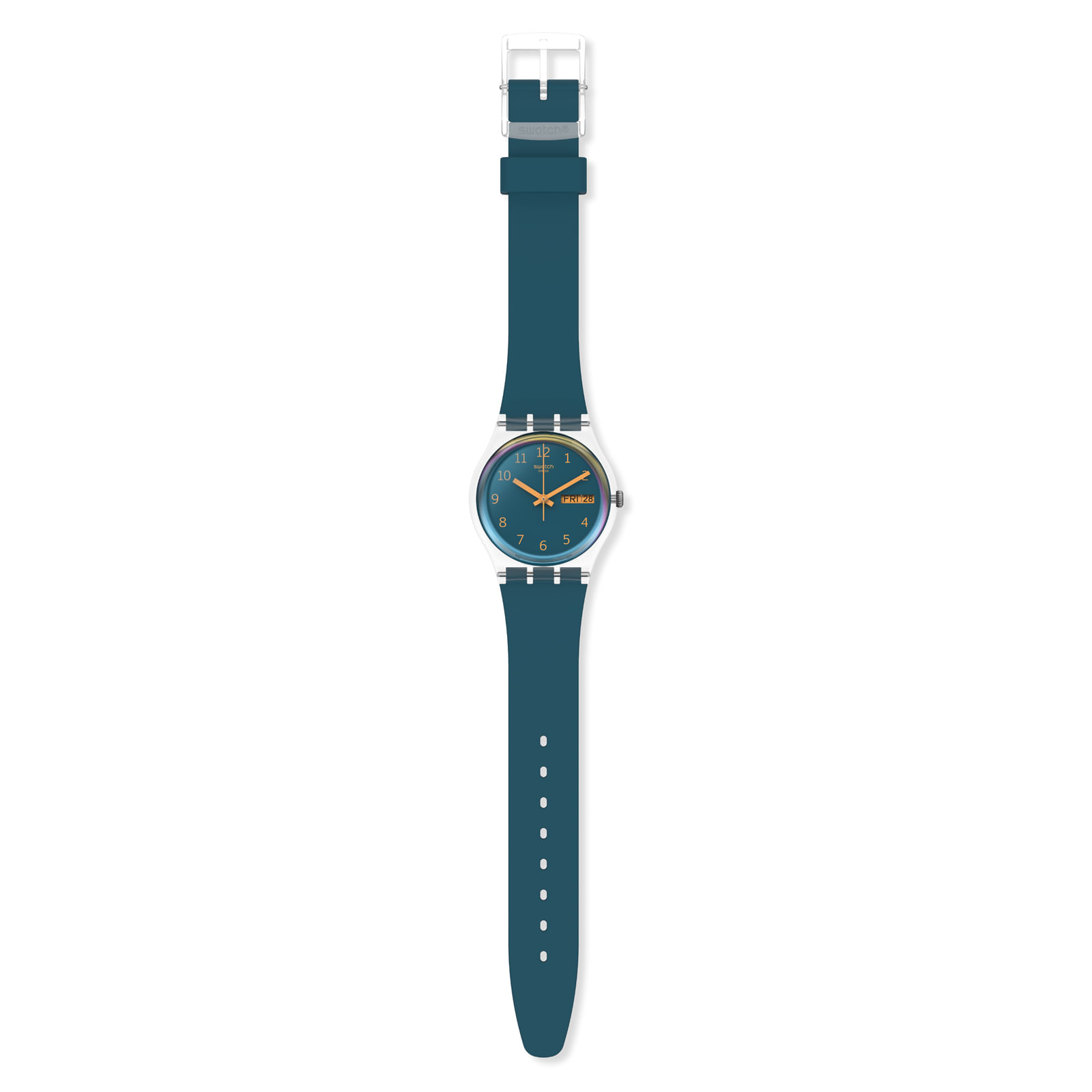 Reloj SWATCH BLUE AWAY GE721 Transparente