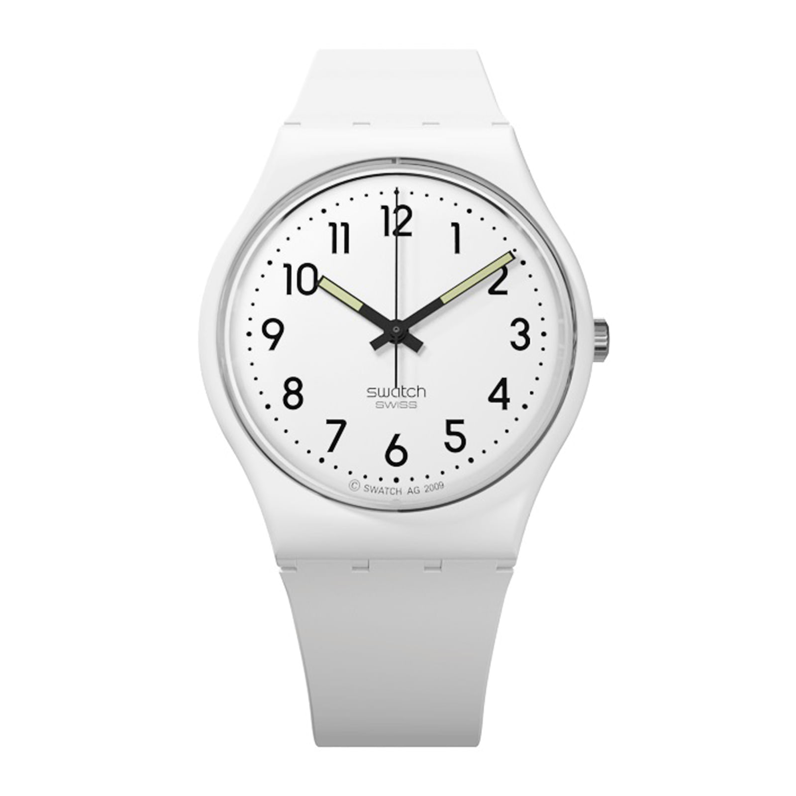 Reloj SWATCH JUST WHITE SOFT GW151O Blanco